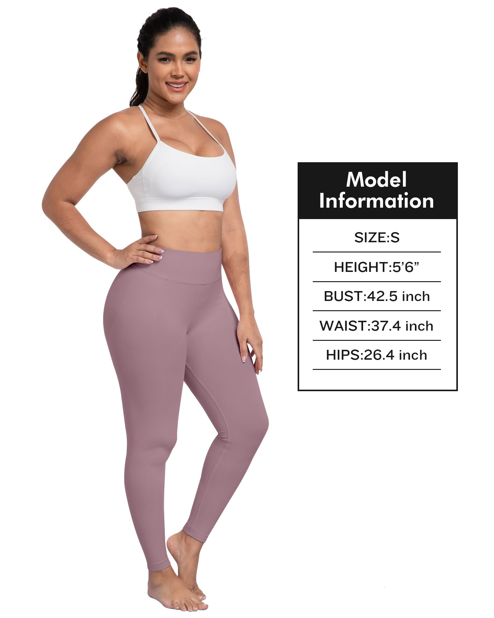 ATHVOTAR Workout Gym Leggings Women, High Waisted Seamless Butt Lifting Scrunch Butt Sports Leggings
