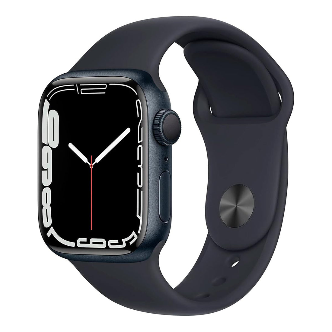 Apple Watch Series 7 (GPS, 41mm) Starlight Aluminum Case with Starlight Sport Band, Regular (Renewed)