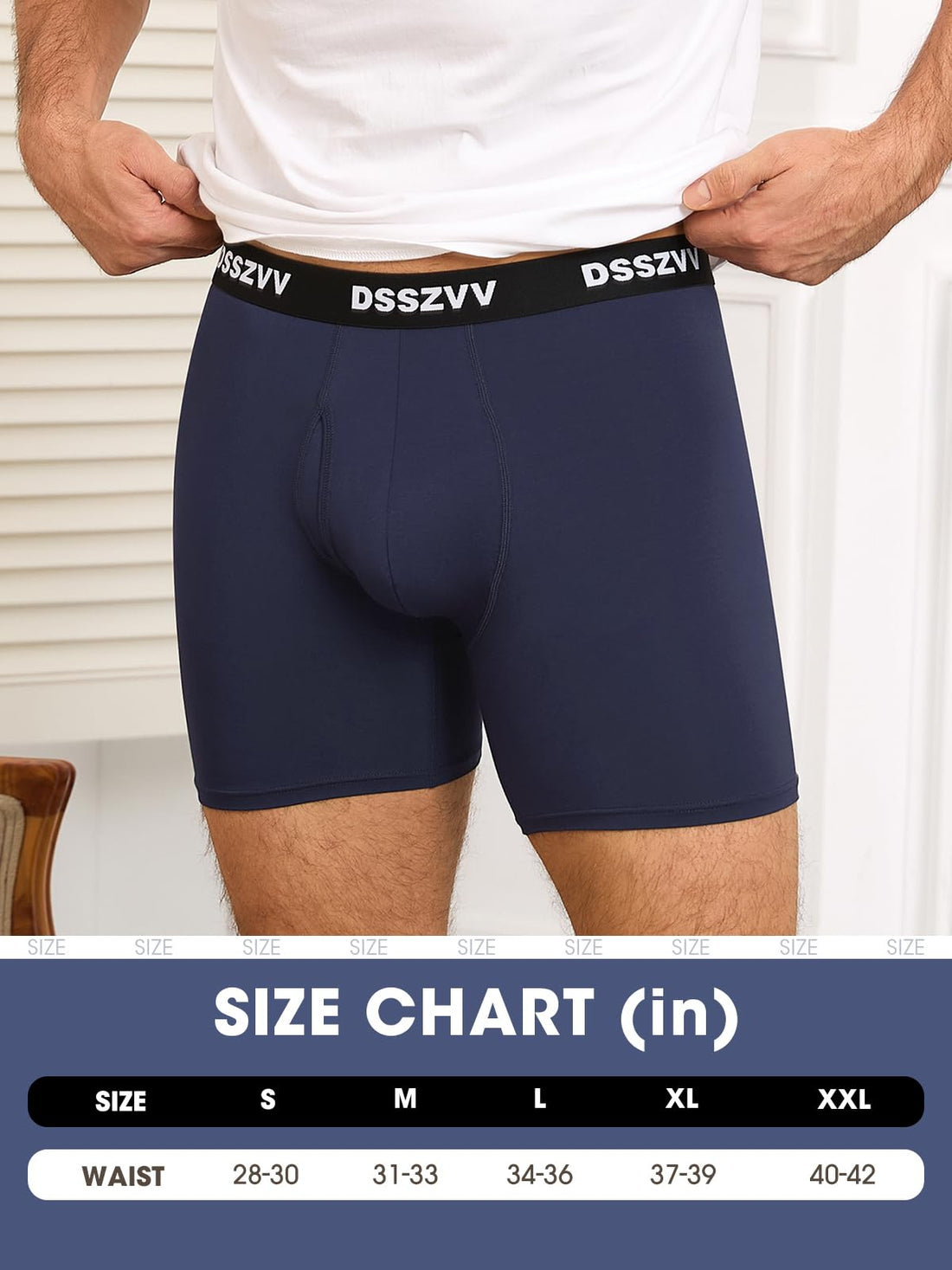 Men's Boxer Briefs Soft Stretch Breathable Underwear for Men 3 Pack Value Comfort No Riding Up