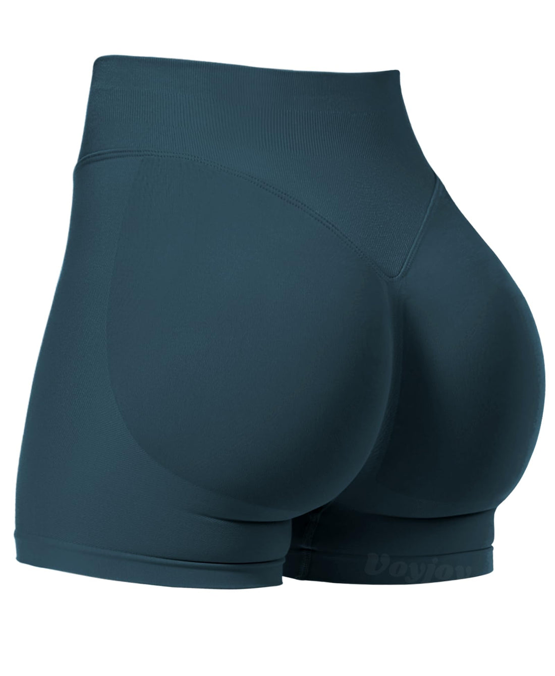 VOYJOY Women Workout Impact Shorts 2.5"/ 3.6"/ 4.5"/ 6" Scrunch Butt Booty | Tummy Control, High Waisted, Bike Short, Gentle Compression, for Women