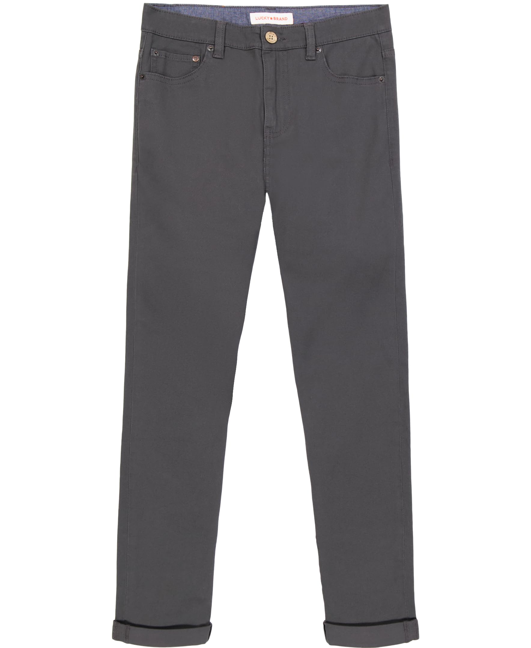 Lucky Brand Boys' Skinny Fit Stretch Twill Pants