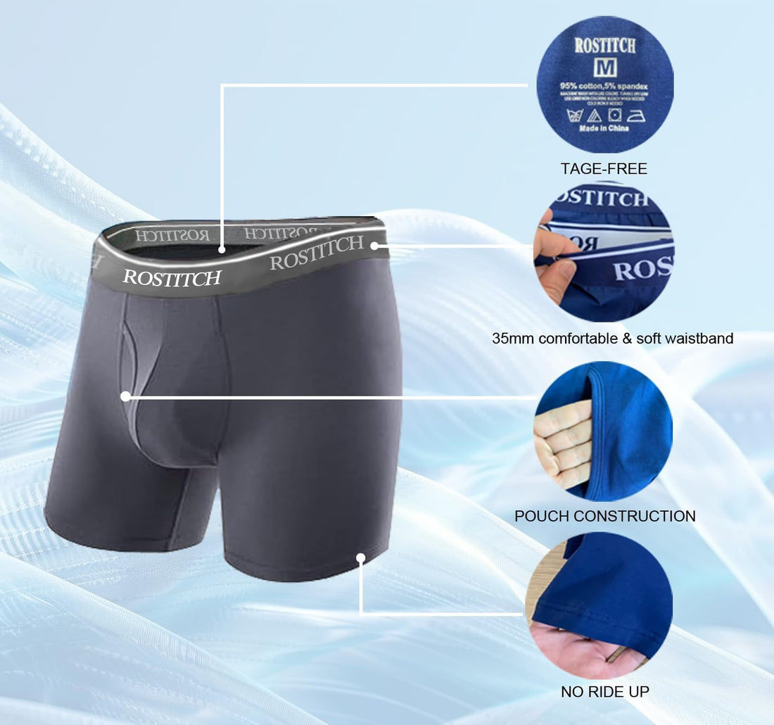 Men's underwear Cotton Boxer Briefs Multipack