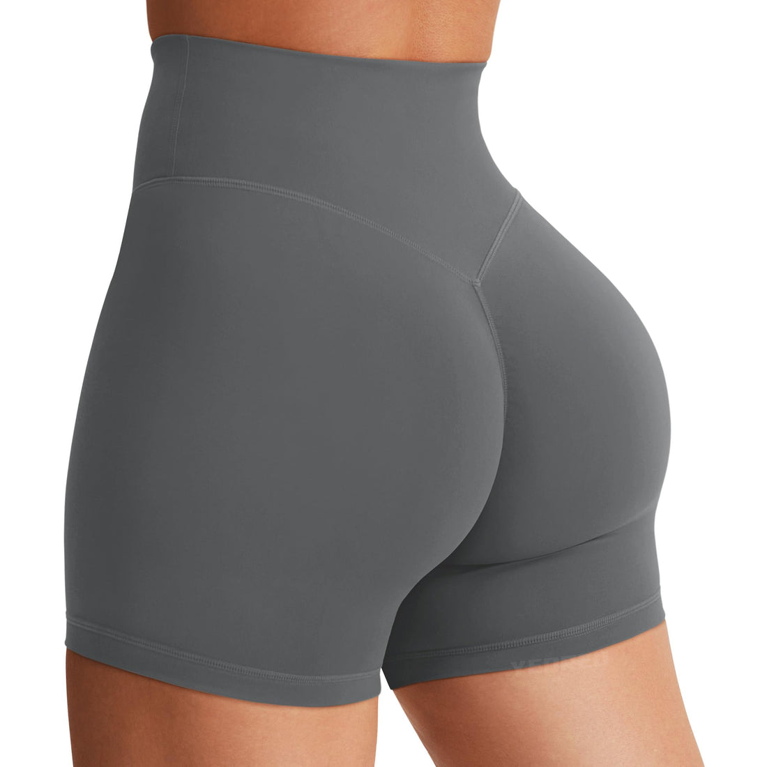 YEOREO SoftHue Women's Biker Shorts Workout Hidden Scrunch Gym Shorts | High Waist, Tummy Control, Buttery Soft, No Front Seam, Running Shorts, 3.6" /4.5" / 6"
