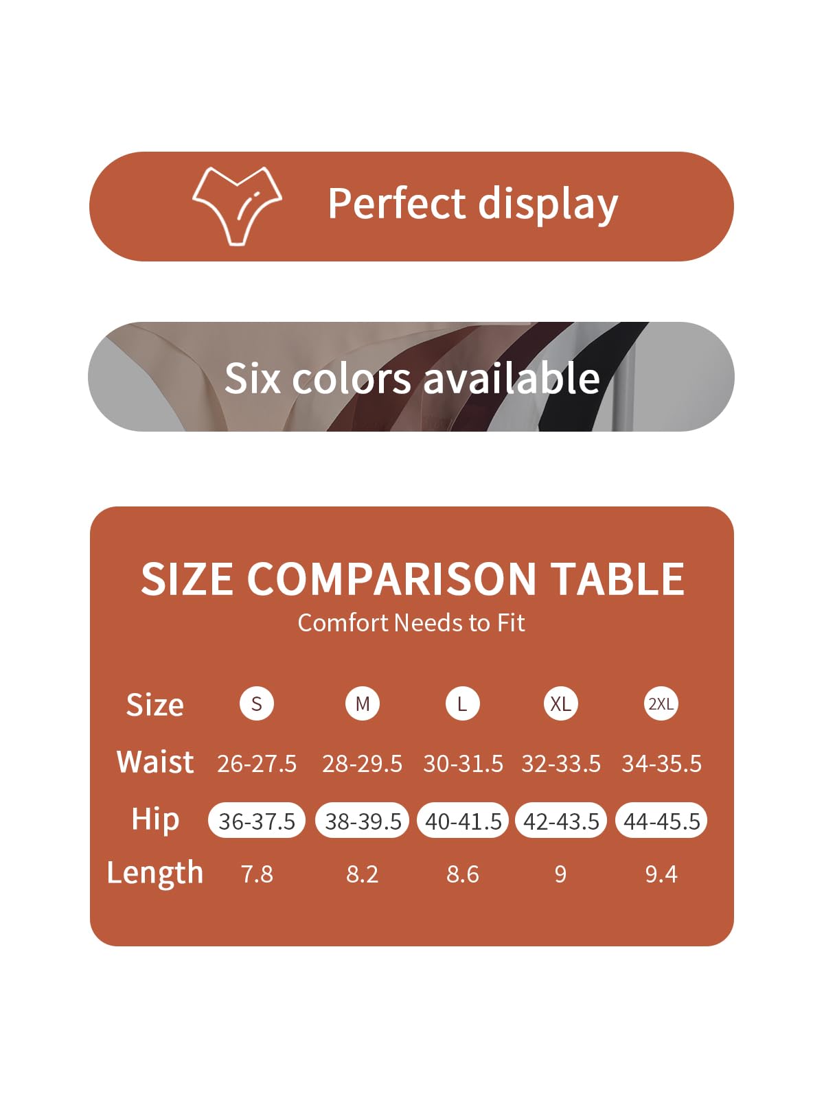 Seamless Thongs For Women V-waisted No Show Underwear 6-Pack | No Show Thong Seamless Panties Breathable Comfortable Underwear