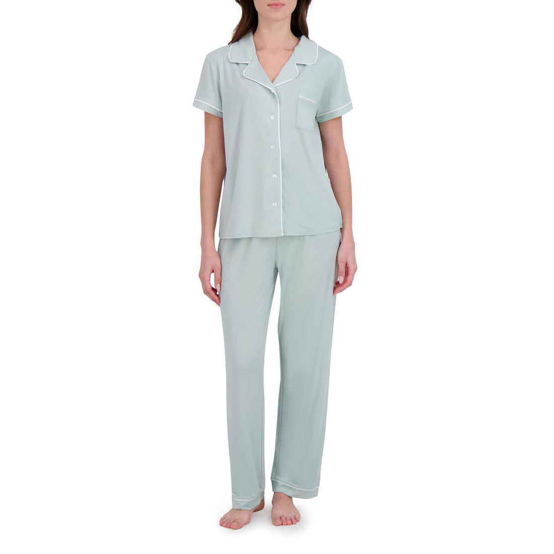 BORN Pajamas for Women Set Button Down