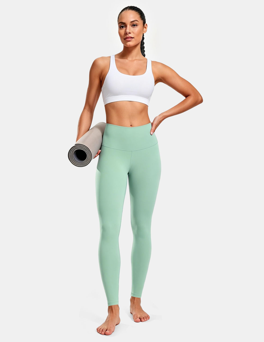Colorfulkoala High Waisted Leggings for Women 28", Tummy Control Workout Full Length Yoga Leggings, Buttery Soft Yoga Pants