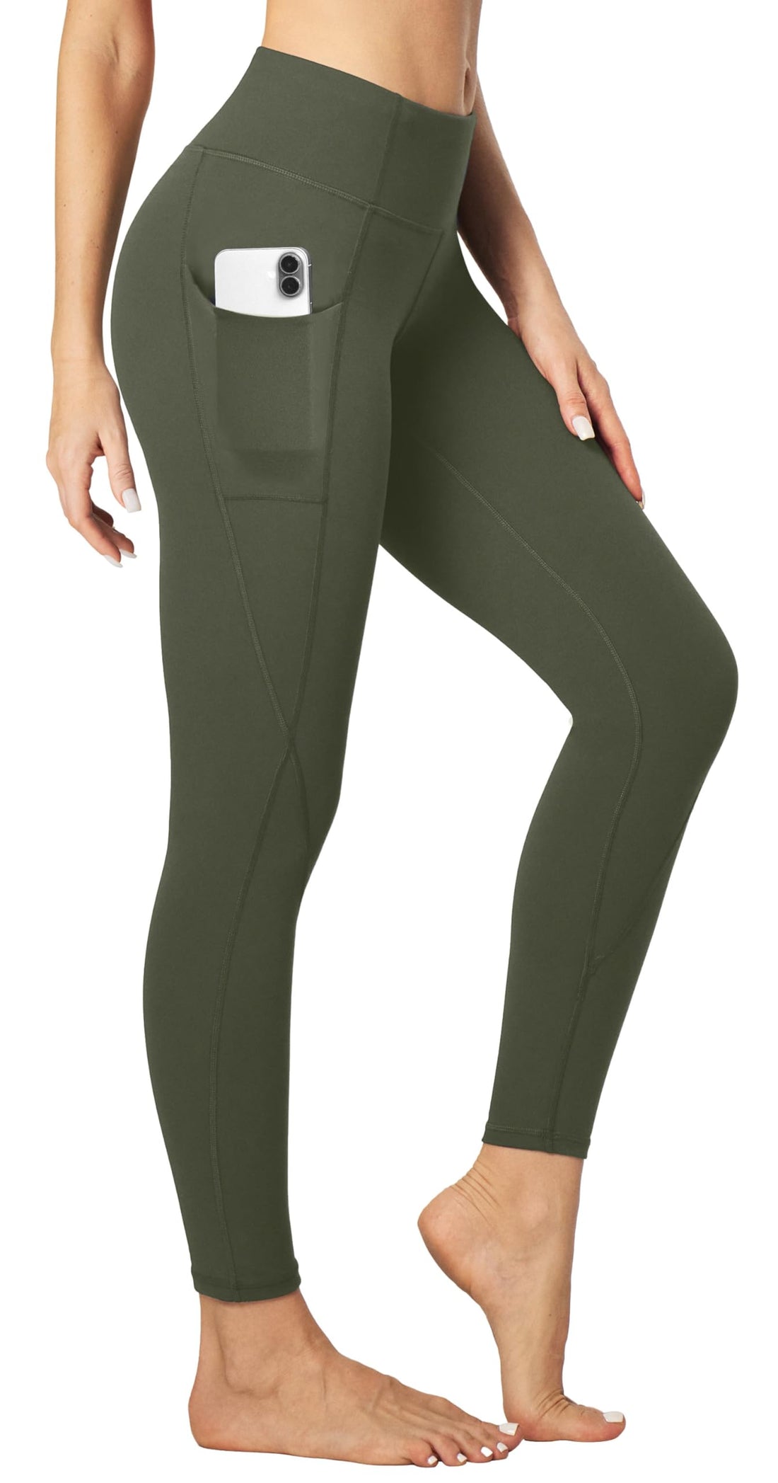 Heathyoga Leggings with Pockets for Women Tummy Control High Waisted Yoga Pants Women Compression Workout Leggings