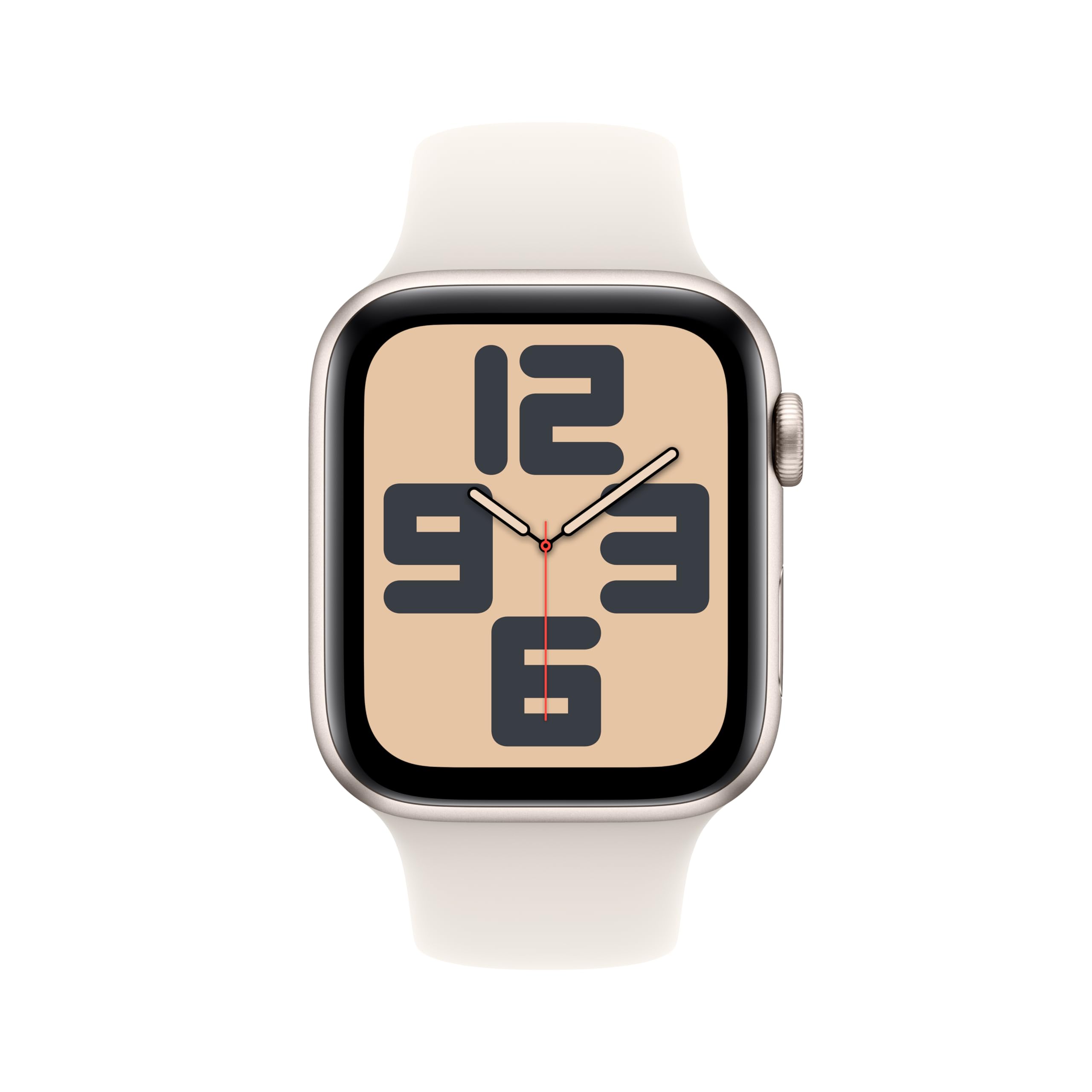 Apple Watch SE (2nd Gen) [GPS 40mm] Smartwatch with Starlight Aluminum Case with Starlight Sport Band S/M. Fitness and Sleep Trackers, Crash Detection, Heart Rate Monitor, Retina Display