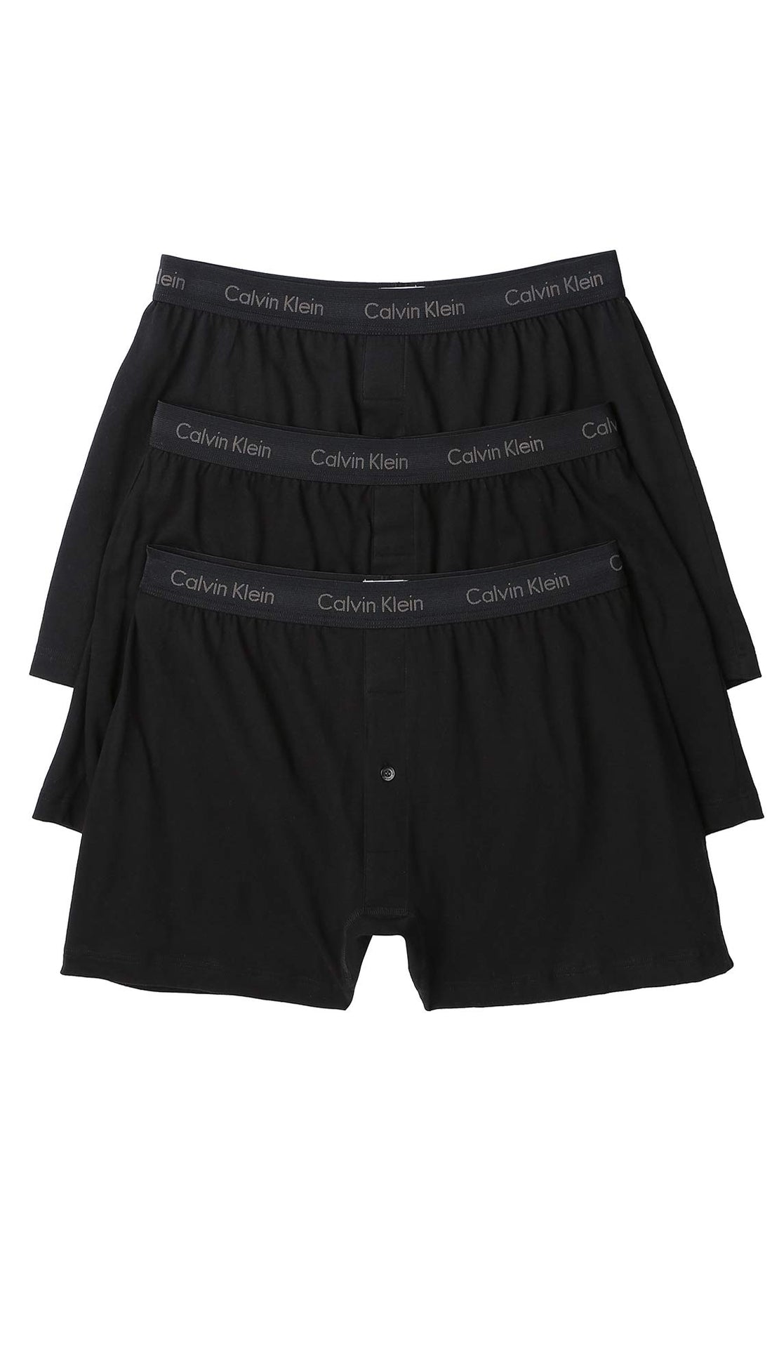 Calvin Klein Men's Cotton Classics 3-Pack Knit Boxer