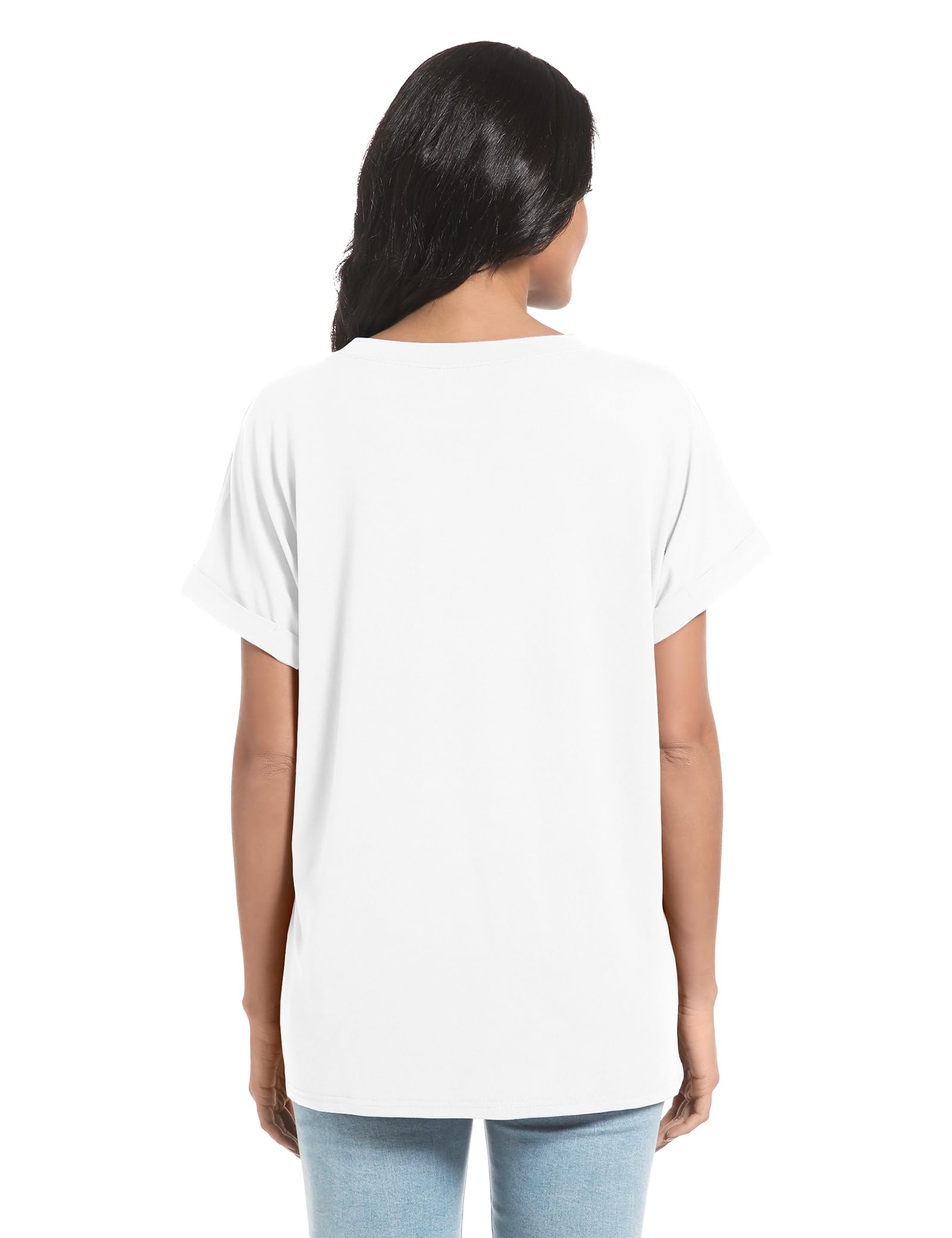 Siimcuzy 2/3/4 Pack Oversized Tshirts for Women Short Sleeves Workout Tops | Loose Fit, Crew Neck, Baggy, Summer, Casual, Gym, Plus Size, Plain, Tops, Fashion, Clothes, 2026