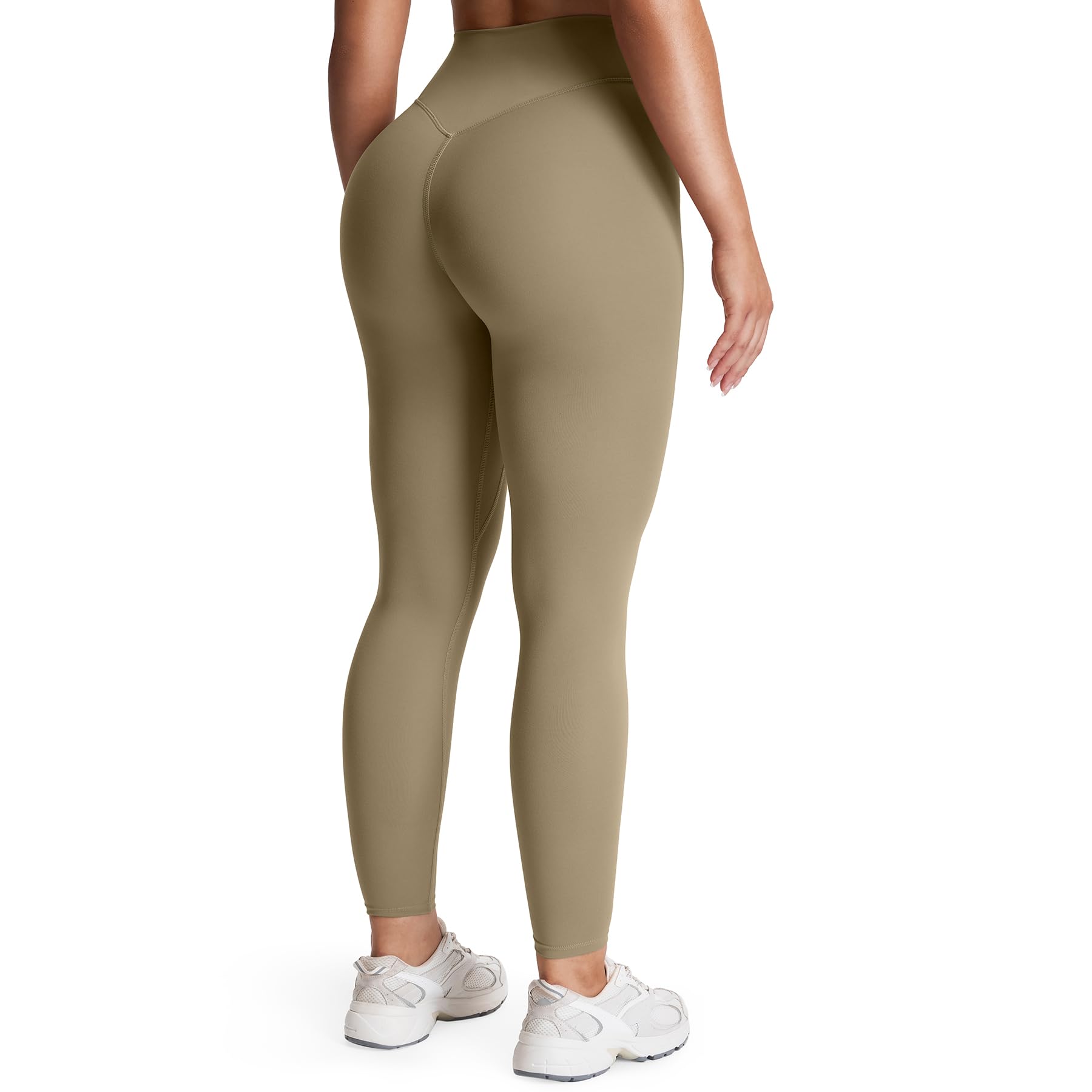 Aoxjox High Waisted Workout Leggings for Women Tummy Control Buttery Soft Yoga Metamorph Deep V Pants 26"