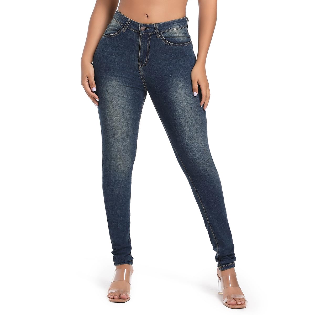 FISCLOSIN Women Colombian Design,Butt Lift,Sexy Skinny Jeans,Stretch Denim Pants