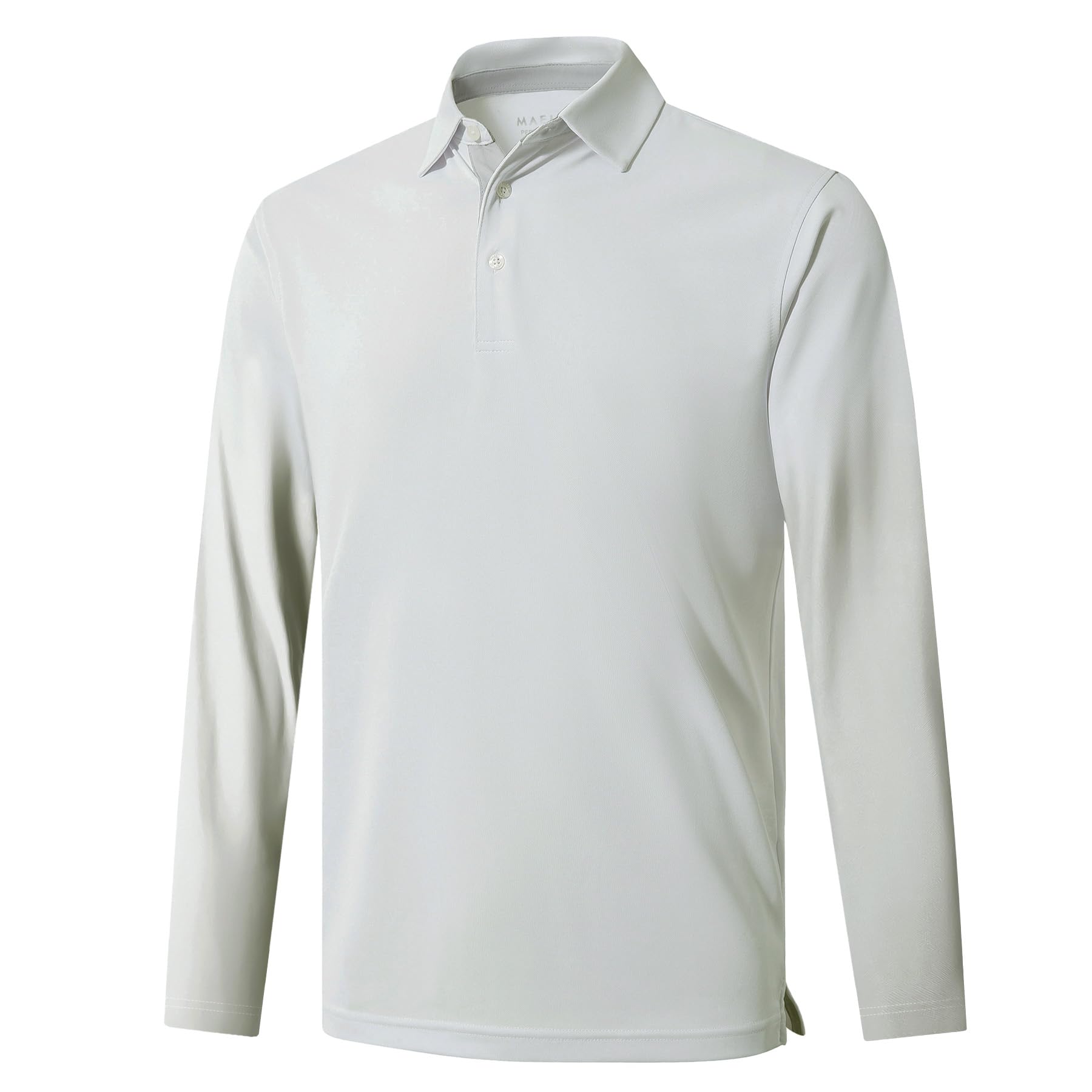 Mens Golf Shirt Short and Long Sleeve Moisture Wicking Dry Fit Performance Solid Casual Pique Golf Polo Shirts for Men