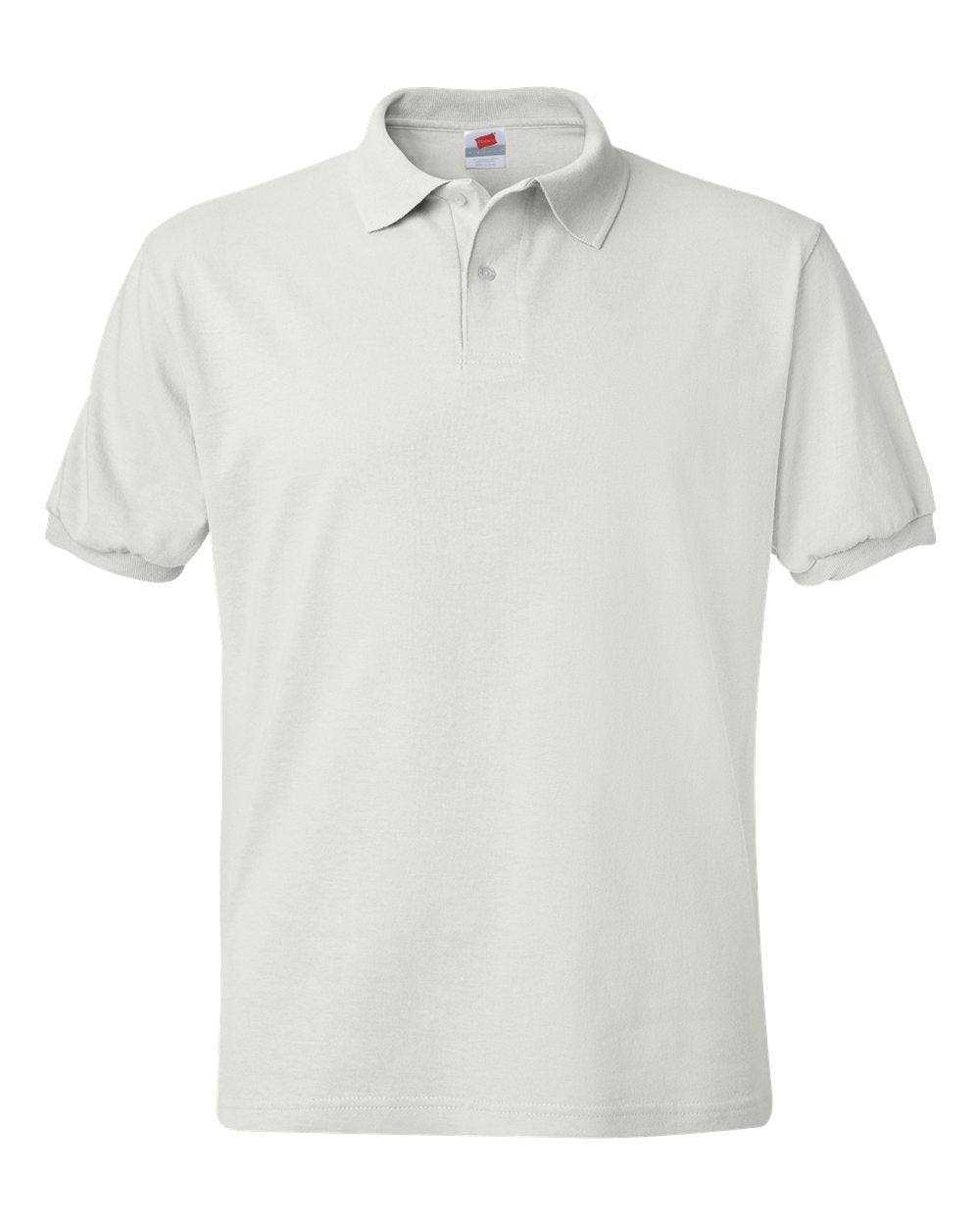 Hanes Mens EcoSmart Jersey Polo Shirt, Short-Sleeve Shirts for Men, T-Shirt, 2-Pack