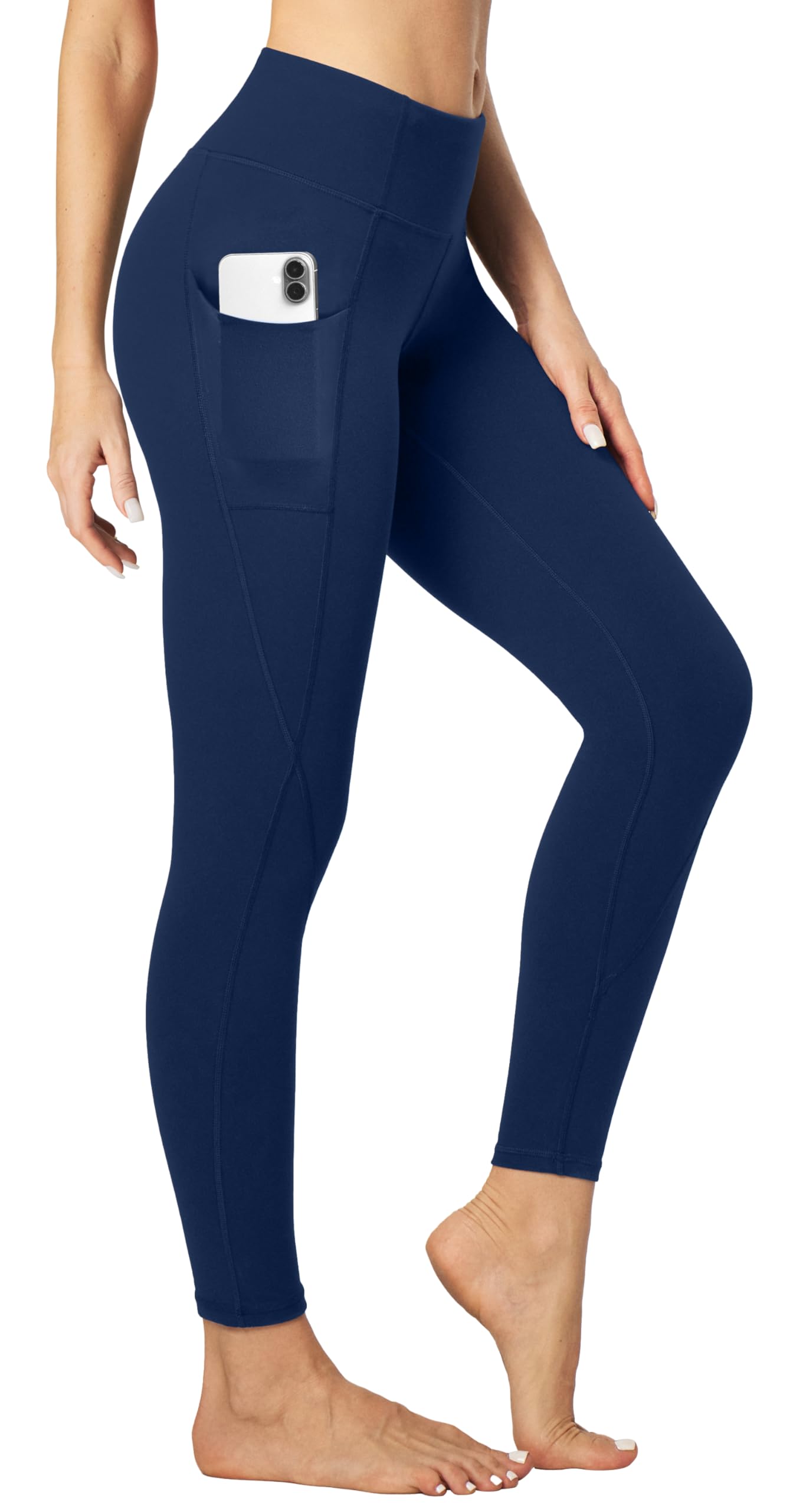 Heathyoga Leggings with Pockets for Women Tummy Control High Waisted Yoga Pants Women Compression Workout Leggings