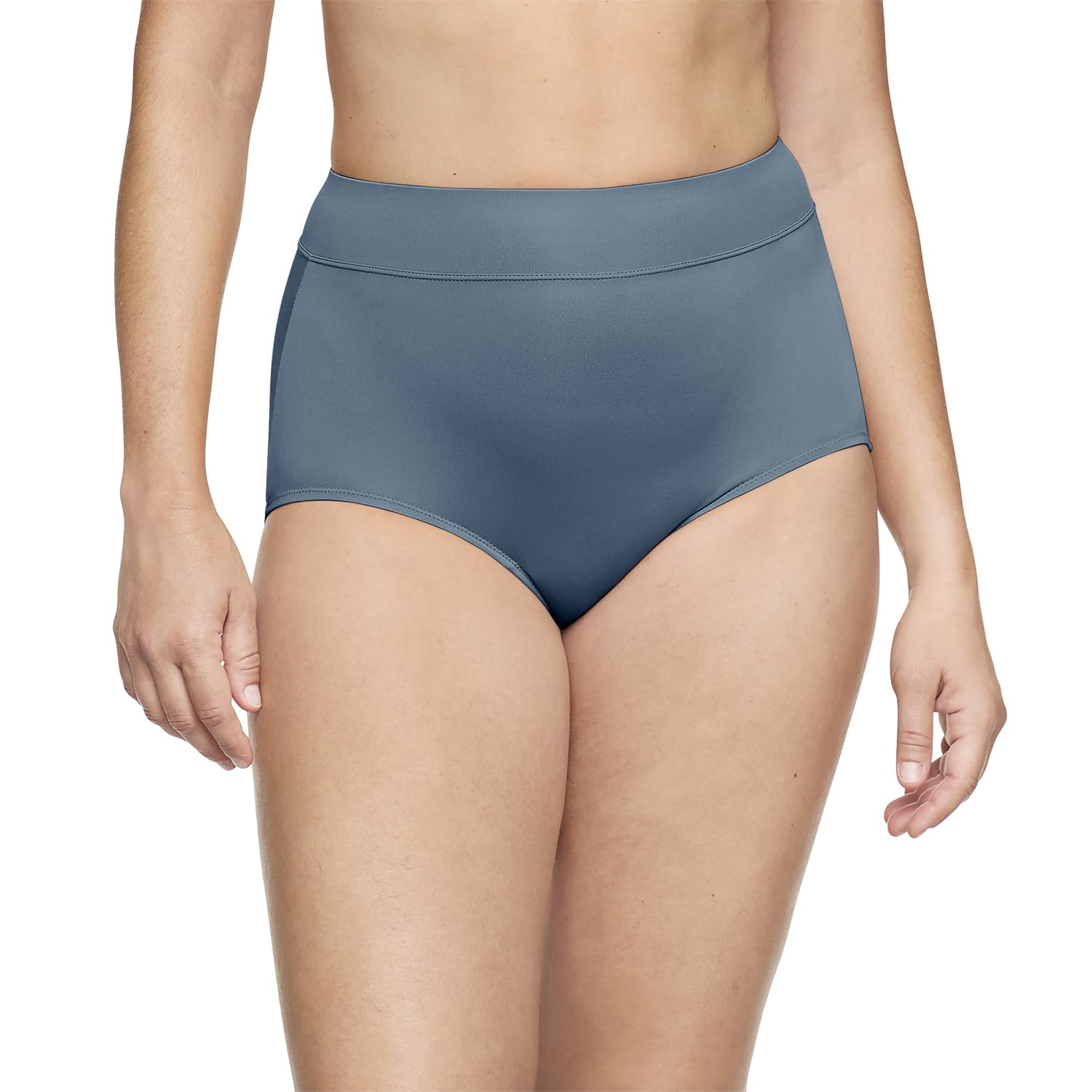 Warner's Women's No Pinching No Problems Hi Cut Brief Panty