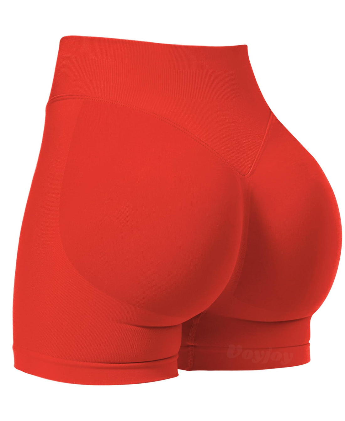VOYJOY Women Workout Impact Shorts 2.5"/ 3.6"/ 4.5"/ 6" Scrunch Butt Booty | Tummy Control, High Waisted, Bike Short, Gentle Compression, for Women