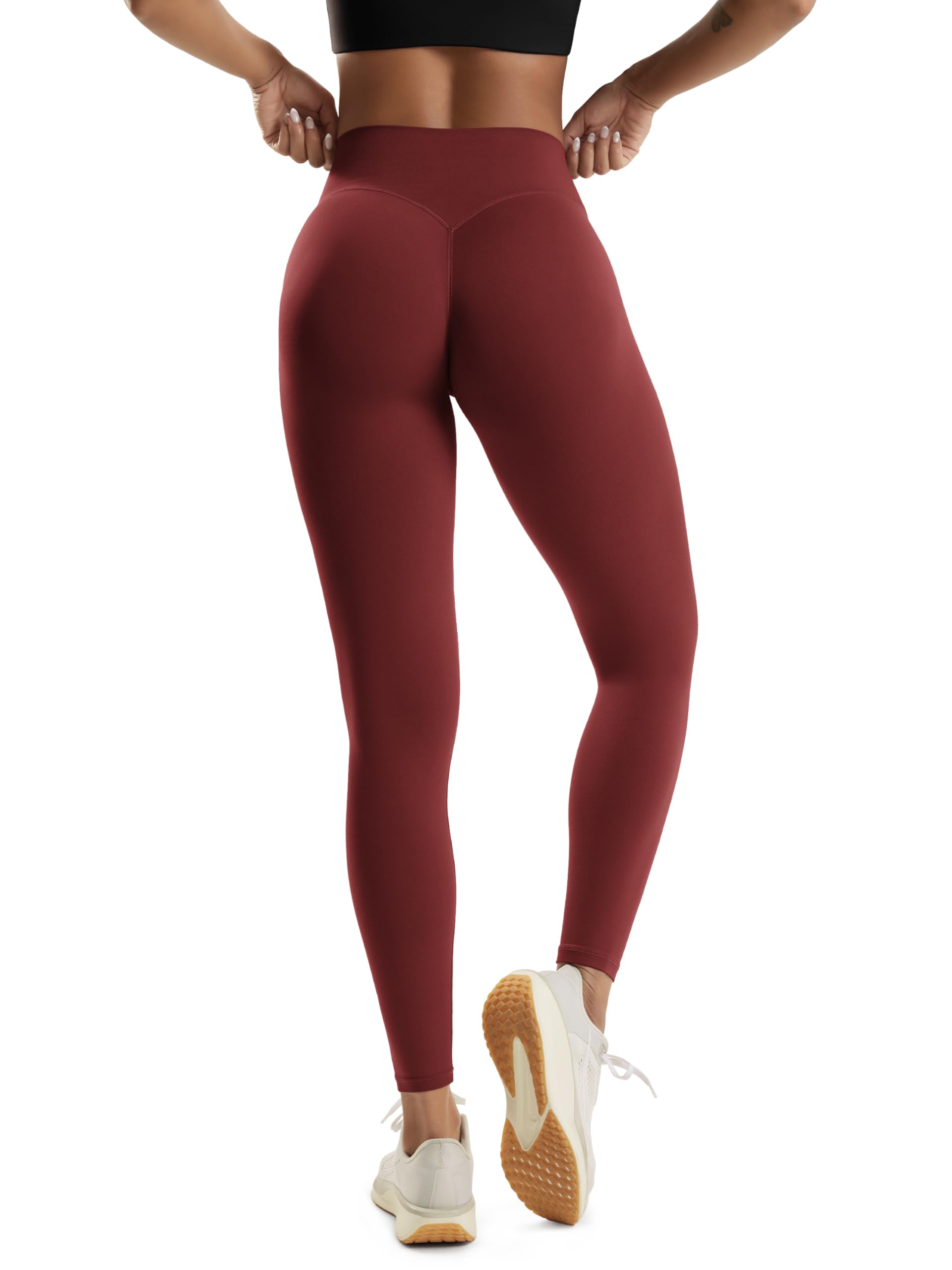ODODOS Hidden Scrunch Butt Lifting Leggings for Women - 25" / 27" / 29" No Front Seam High Waist Booty Sculpting Yoga Pants