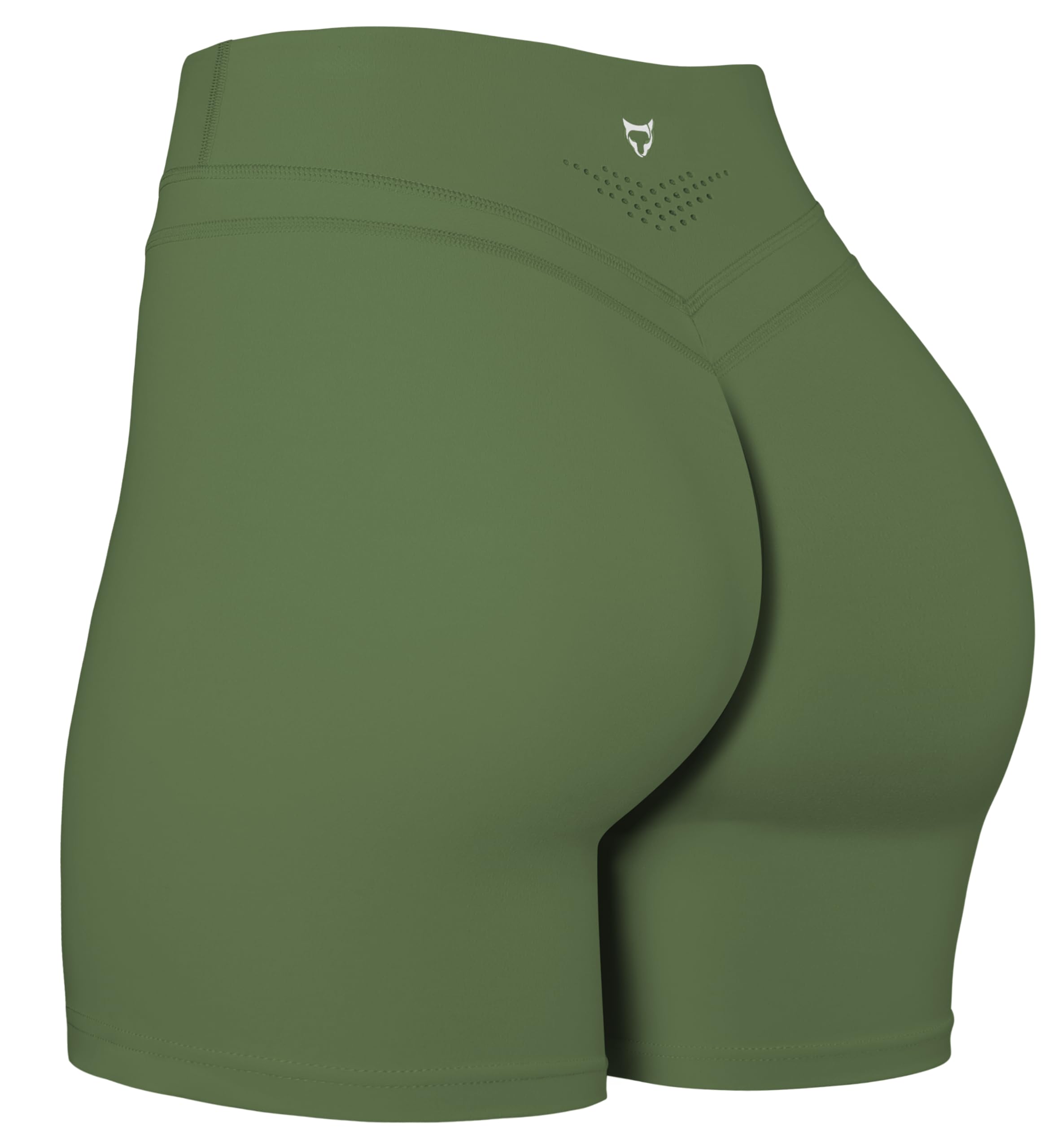 TomTiger Yoga Shorts for Women Tummy Control High Waist Biker Shorts Exercise Workout Curve Lifting Tights Short Pants