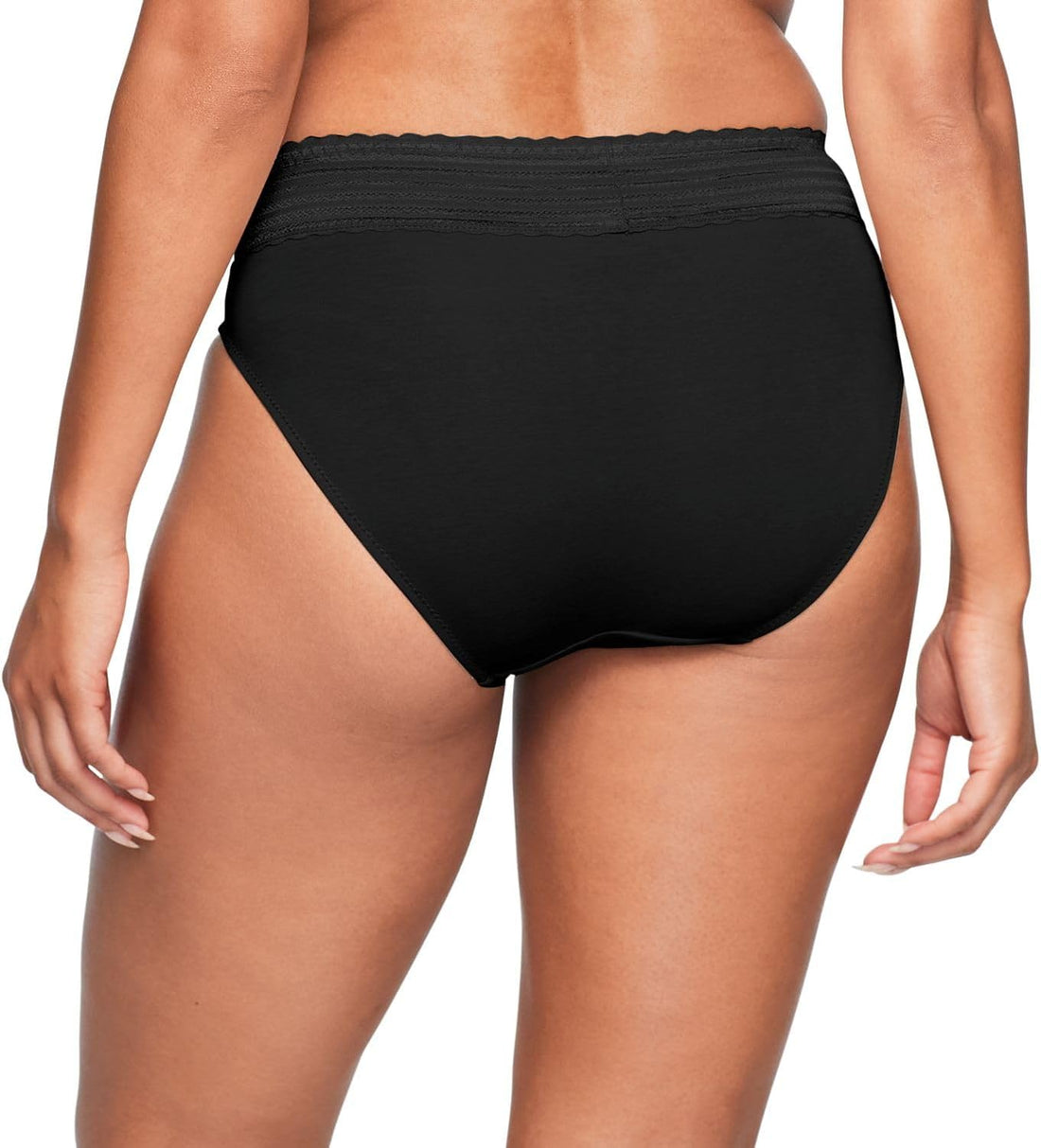 Warner's womens Warners® No Pinching No Problems® Dig-free Comfort Waist With Lace Cotton Hi-cut Rt2091p