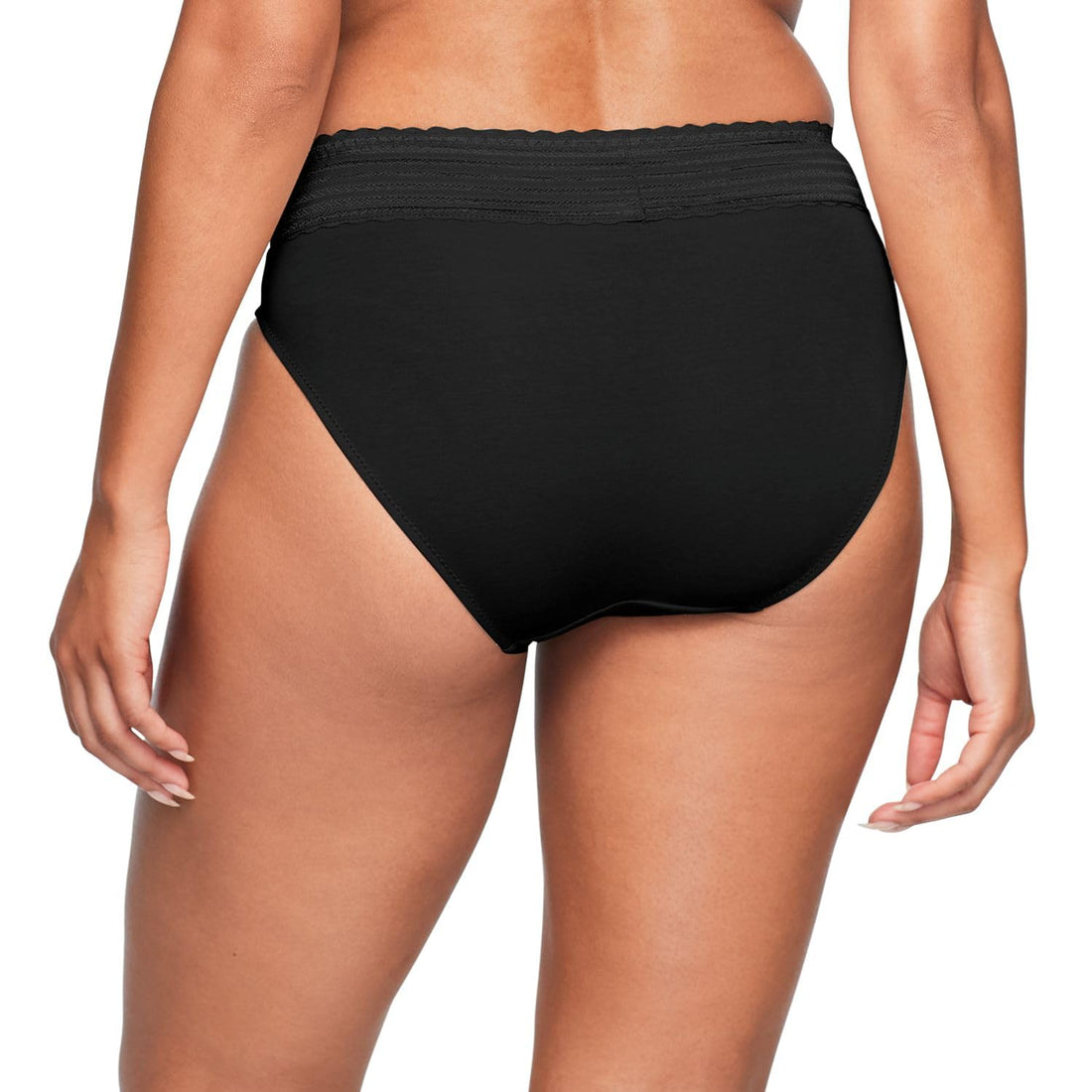 Warner's womens Warners® No Pinching No Problems® Dig-free Comfort Waist With Lace Cotton Hi-cut Rt2091p