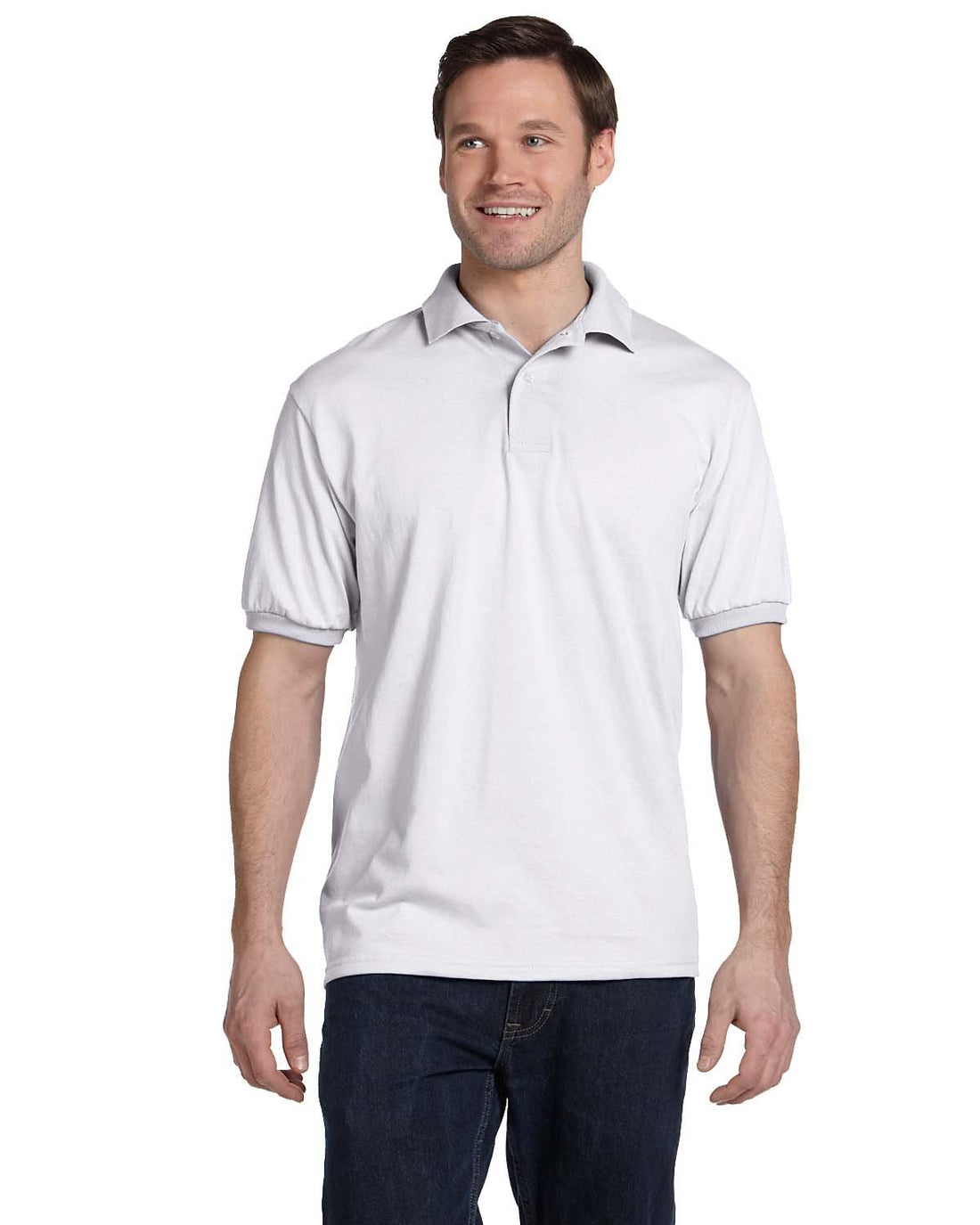 Jersey Polo by Hanes