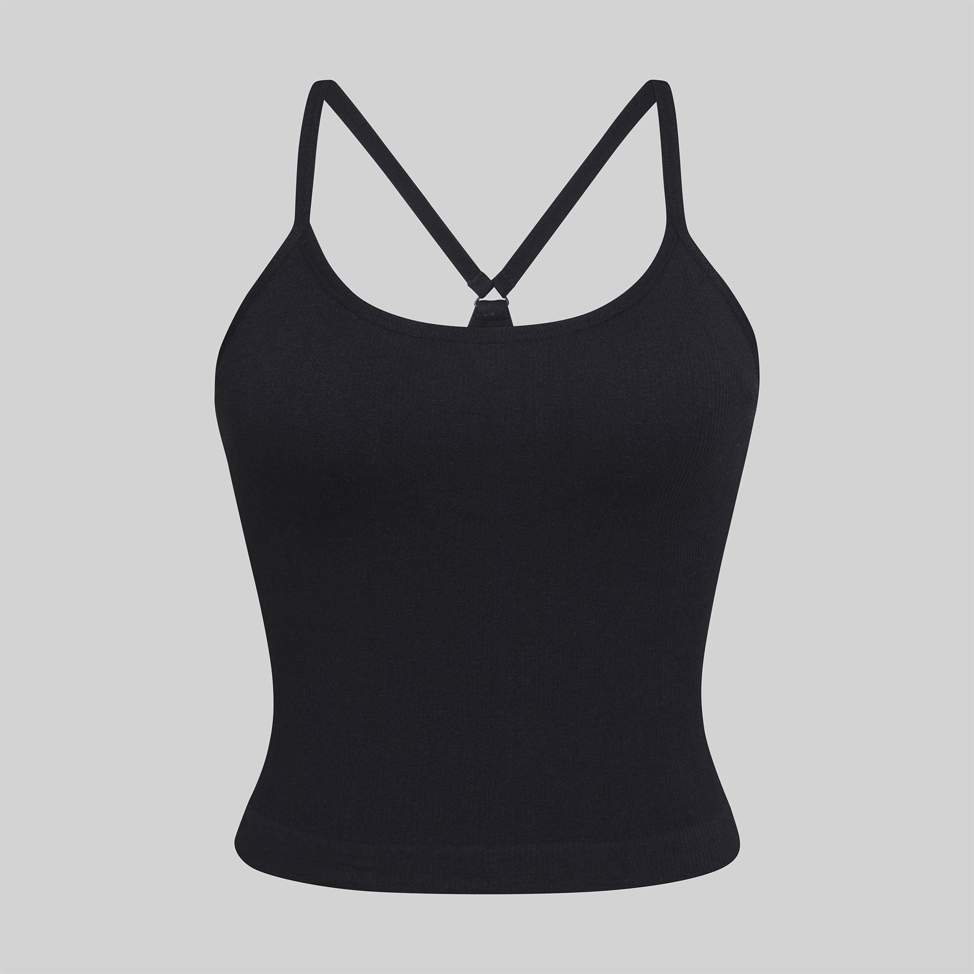 New Balance Women's Yoga Back Crop Top with Built-in Sports Bra, Cami Top for Running, Workouts, Activewear for Women
