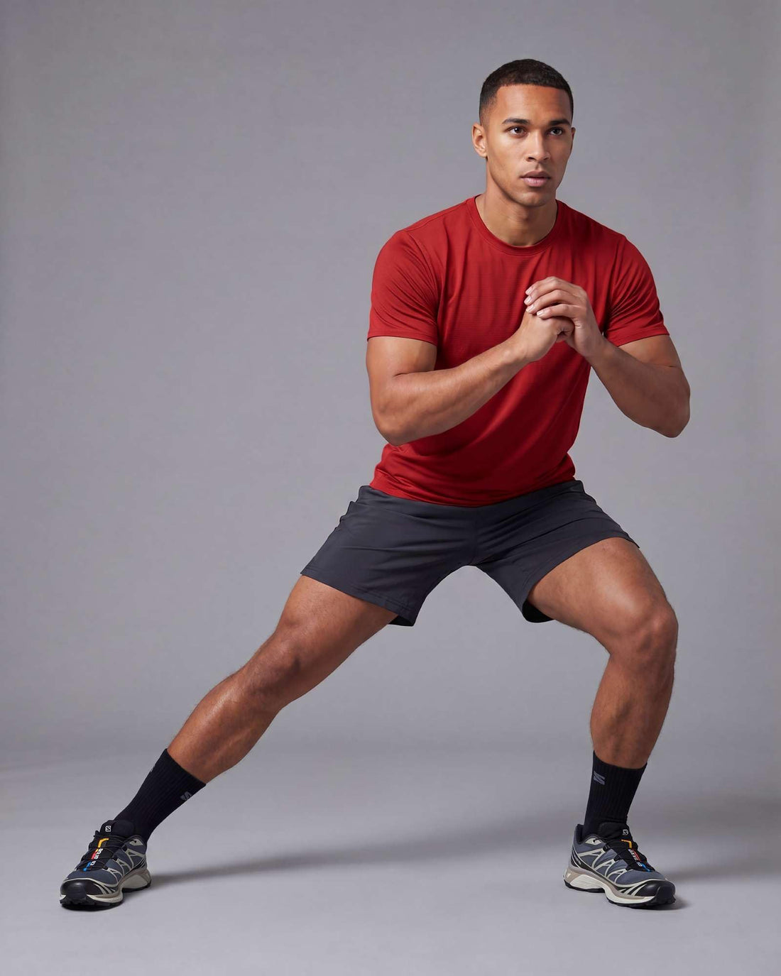 5 Pack Men's Dry Fit Short Sleeve Crew T Shirts Gym Tees Athletic Workout | Breeze Tech, Cooling Moisture Wicking Breathable, Soft Casual Workout, Running Hiking Exercise Soccer