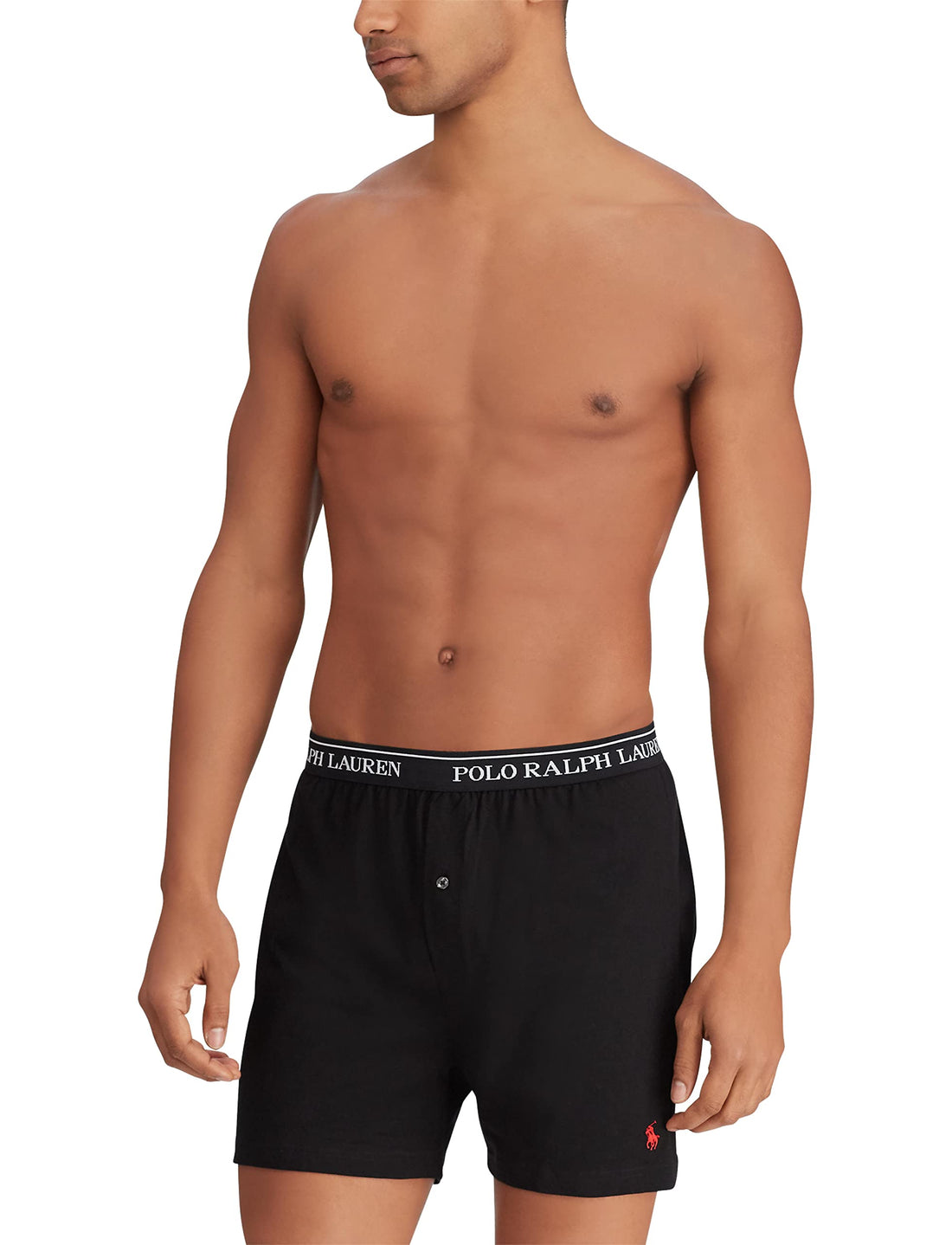 POLO RALPH LAUREN Underwear Boxers Pack, 3-Pack, Classic Fit Cotton Knit Boxer, 100% Cotton Moisture Wicking Boxers
