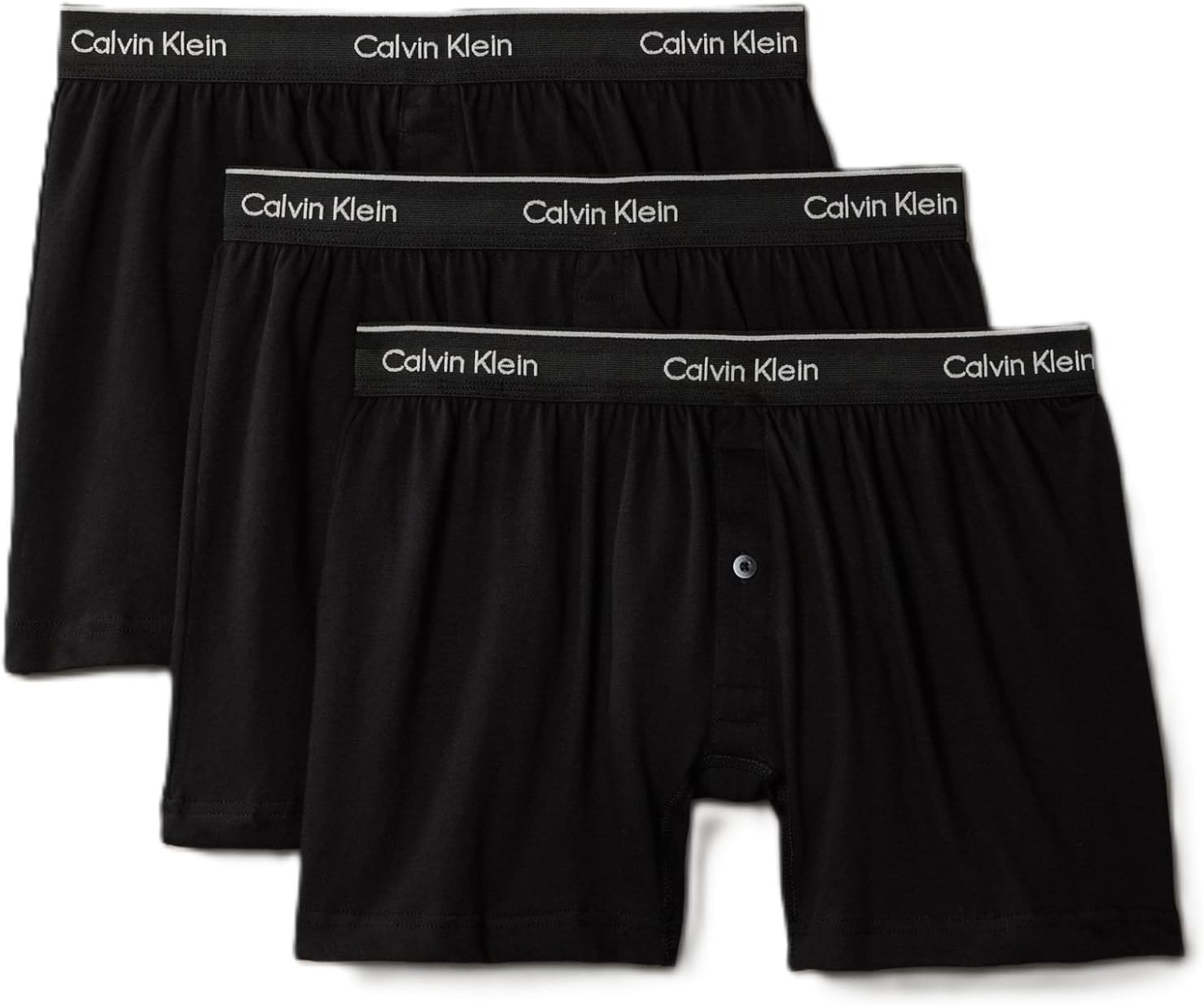 Calvin Klein Men's Cotton Classics 3-Pack Knit Boxer