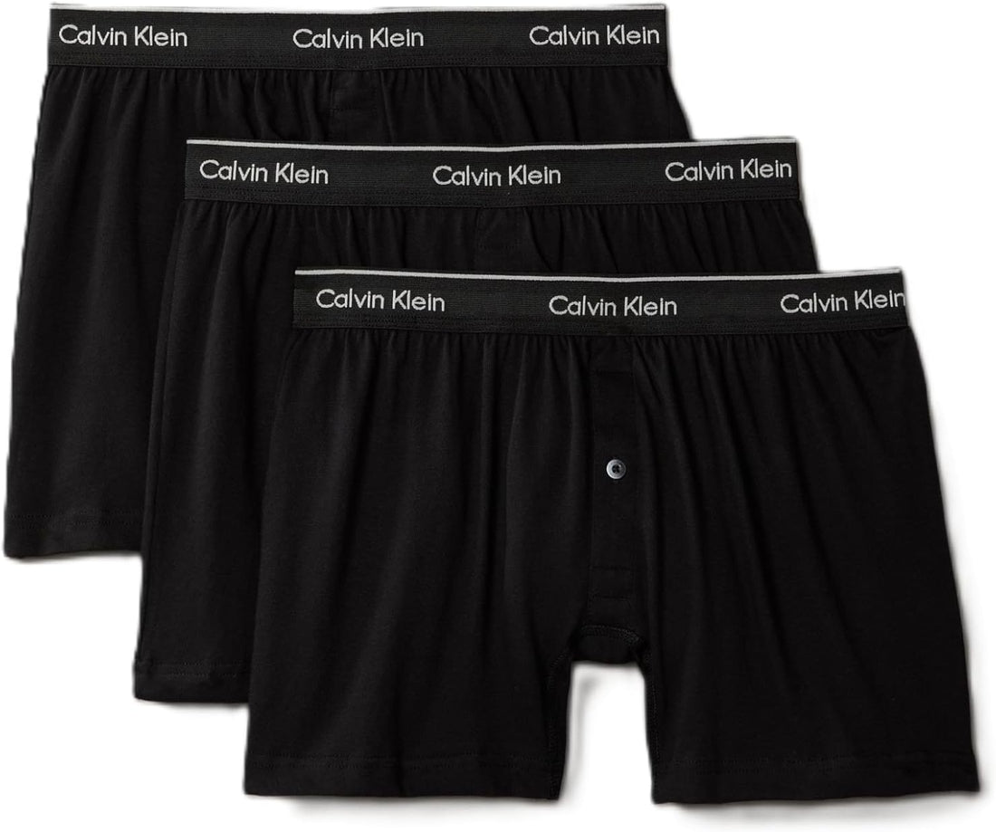 Calvin Klein Men's Cotton Classics 3-Pack Knit Boxer