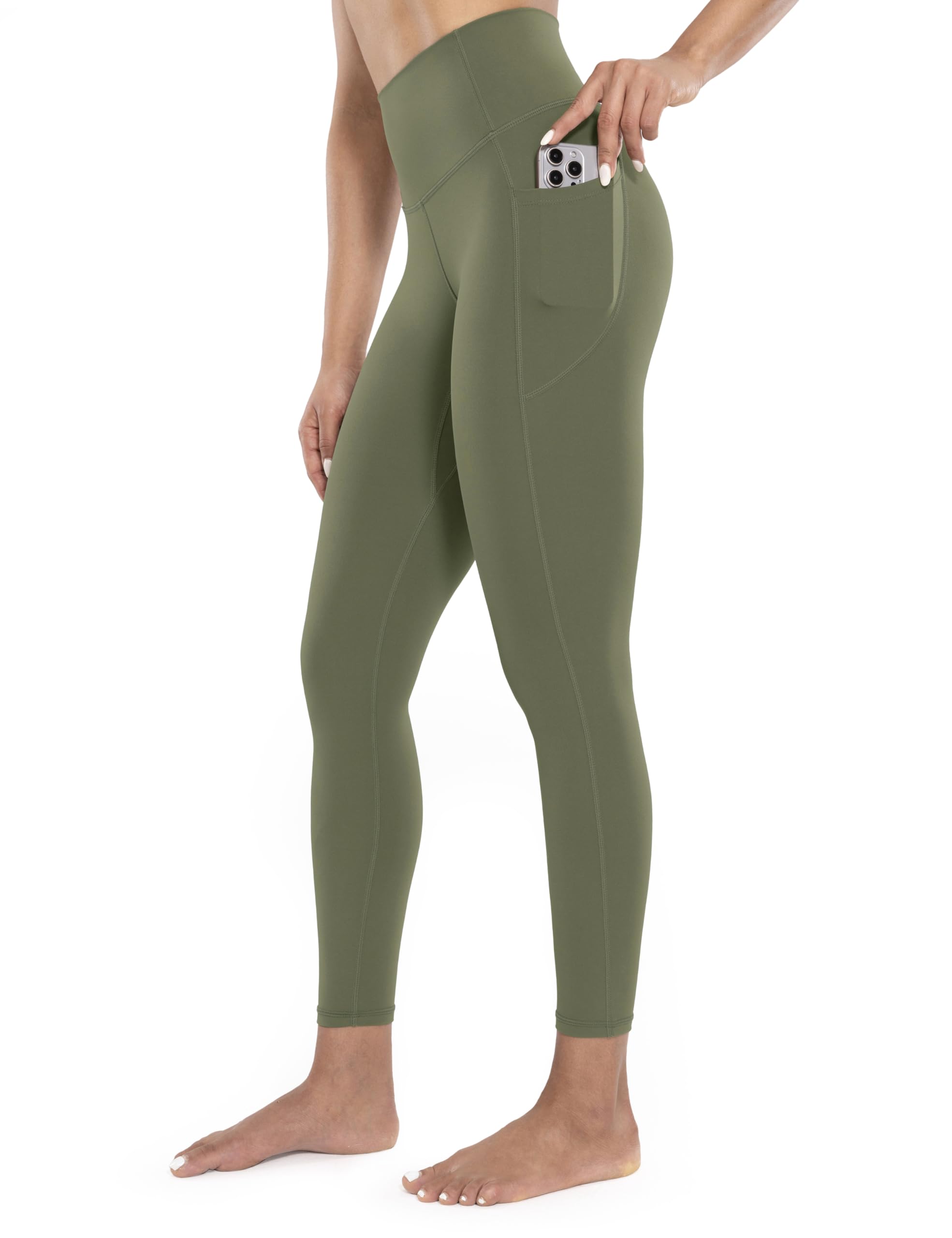 ENERBLOOM Workout Leggings with Pockets for Women High Waist 25"/28"