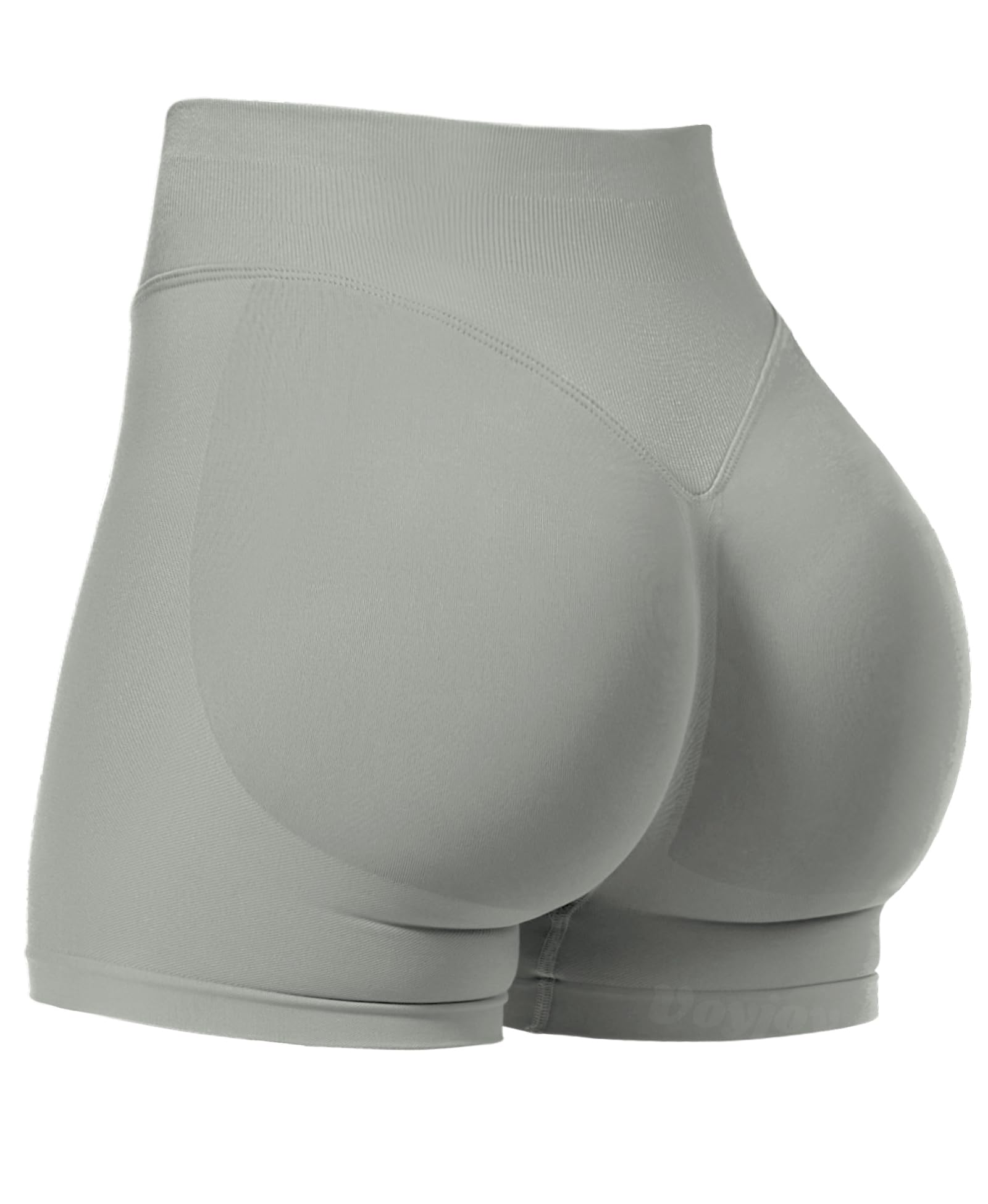 VOYJOY Women Workout Impact Shorts 2.5"/ 3.6"/ 4.5"/ 6" Scrunch Butt Booty | Tummy Control, High Waisted, Bike Short, Gentle Compression, for Women