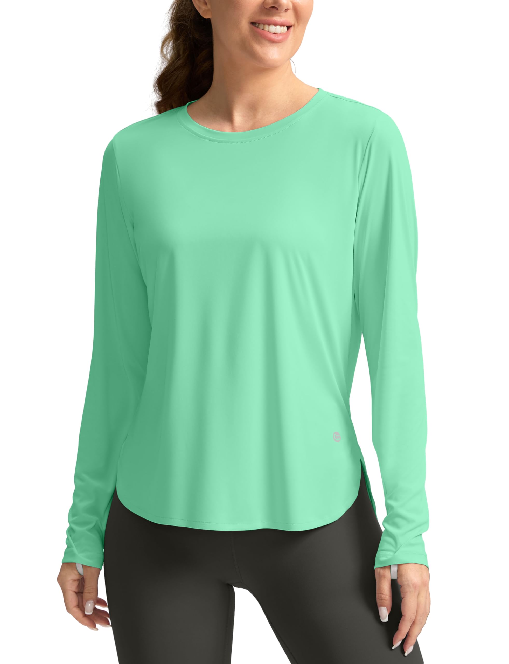 Women's Sun Shirts UPF 50+ Long Sleeve UV Protection Shirt Lightweight Quick Dry Workout Hiking Tops for Women