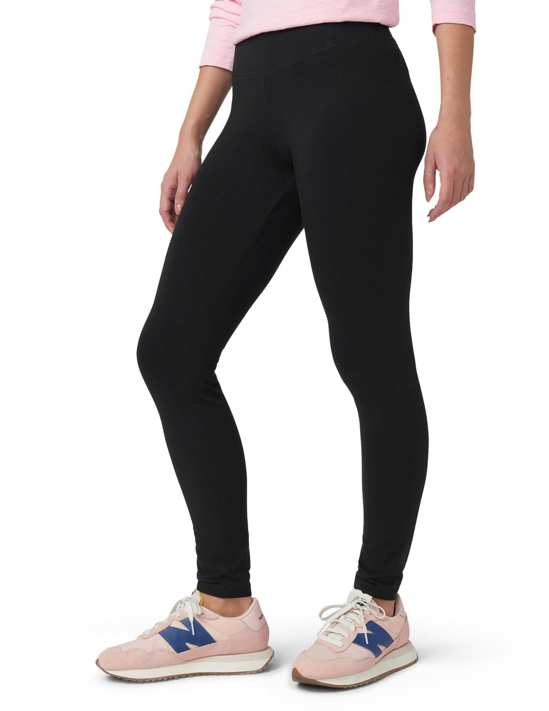 HUE Women’s Cotton Ultra Legging with Wide Waistband, Available in Capri and Legging Length