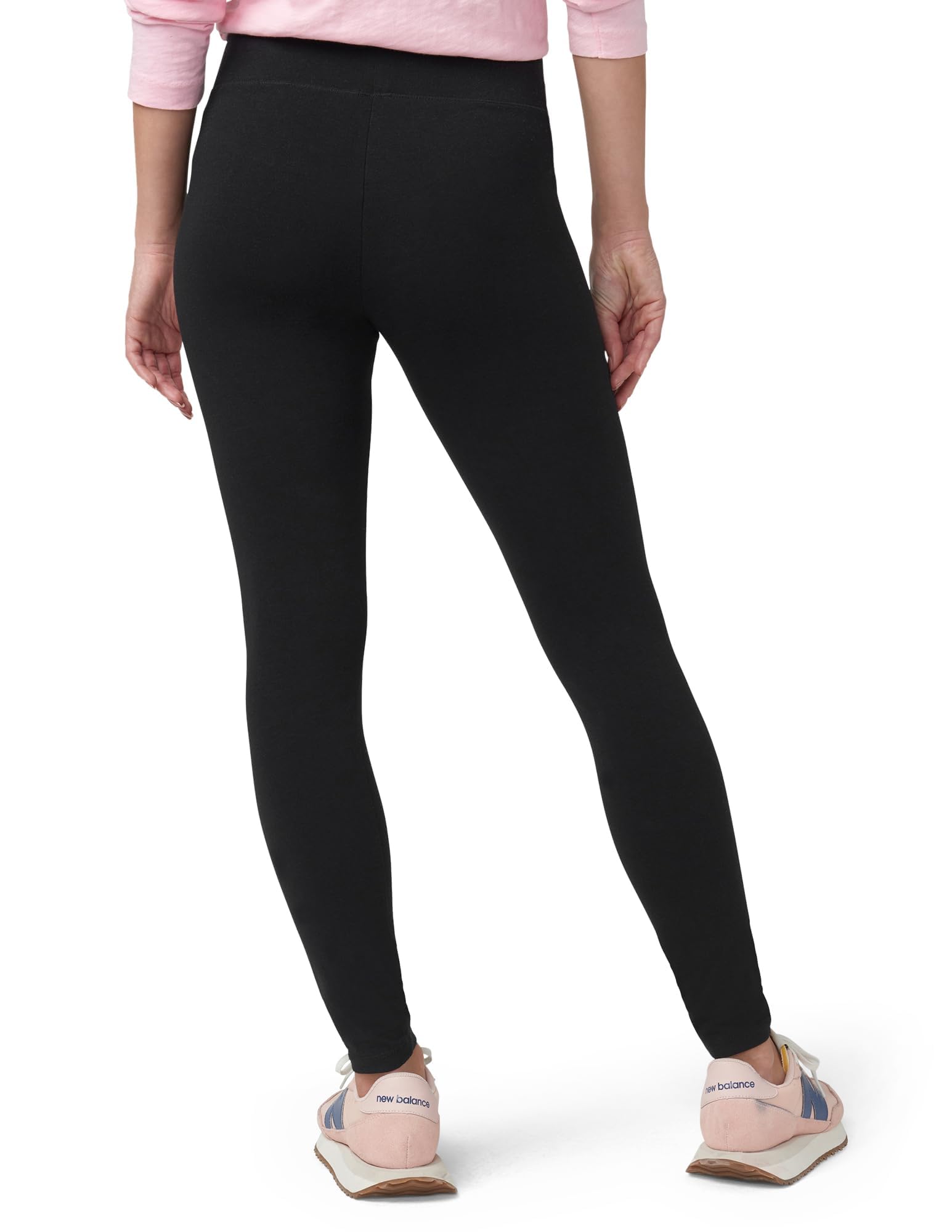HUE Women’s Cotton Ultra Legging with Wide Waistband, Available in Capri and Legging Length