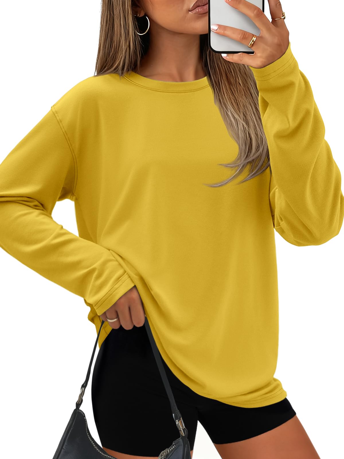 ATHMILE Womens Oversized T Shirts Casual Tee Workout Tops Gym Clothes Summer Loose Fit Short Sleeve Graphics Basic Y2K 2026