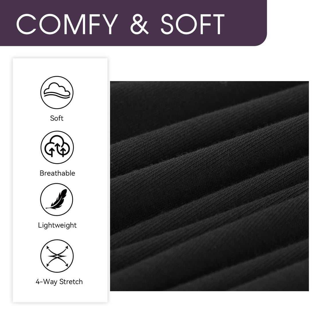 BAMBOO COOL Mens Boxers Short Classic Fit Soft Casual Underwear Loose Breathable Boxer Shorts for Men