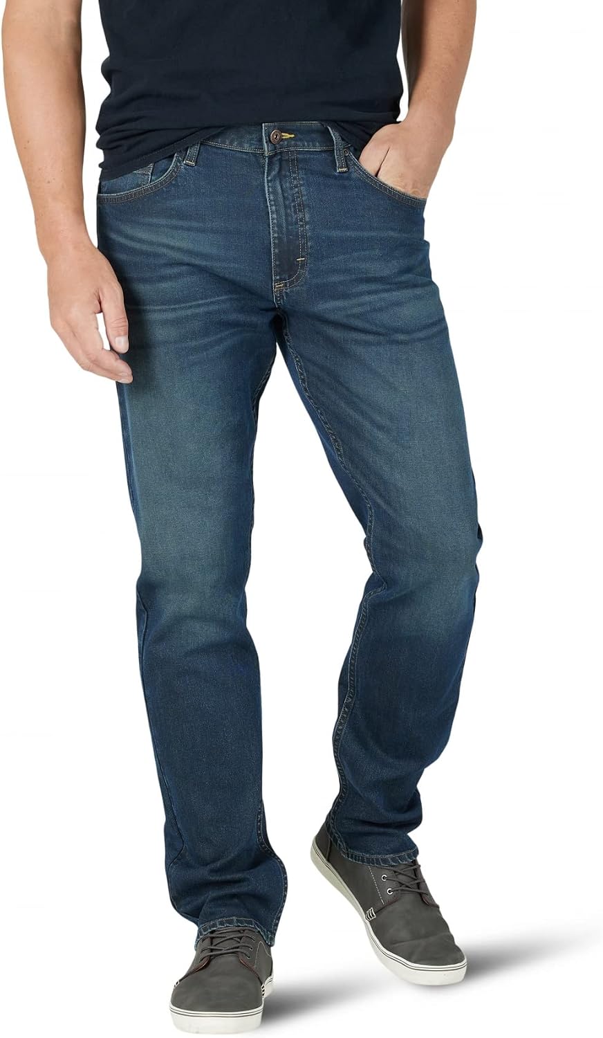 Wrangler Authentics Mens Athletic Fit Stretch Jean