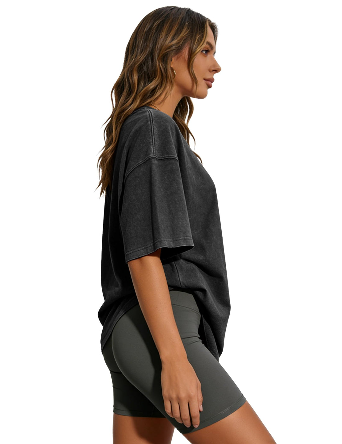 Siimcuzy 2/3/4 Pack Oversized Tshirts for Women Short Sleeves Workout Tops | Loose Fit, Crew Neck, Baggy, Summer, Casual, Gym, Plus Size, Plain, Tops, Fashion, Clothes, 2026
