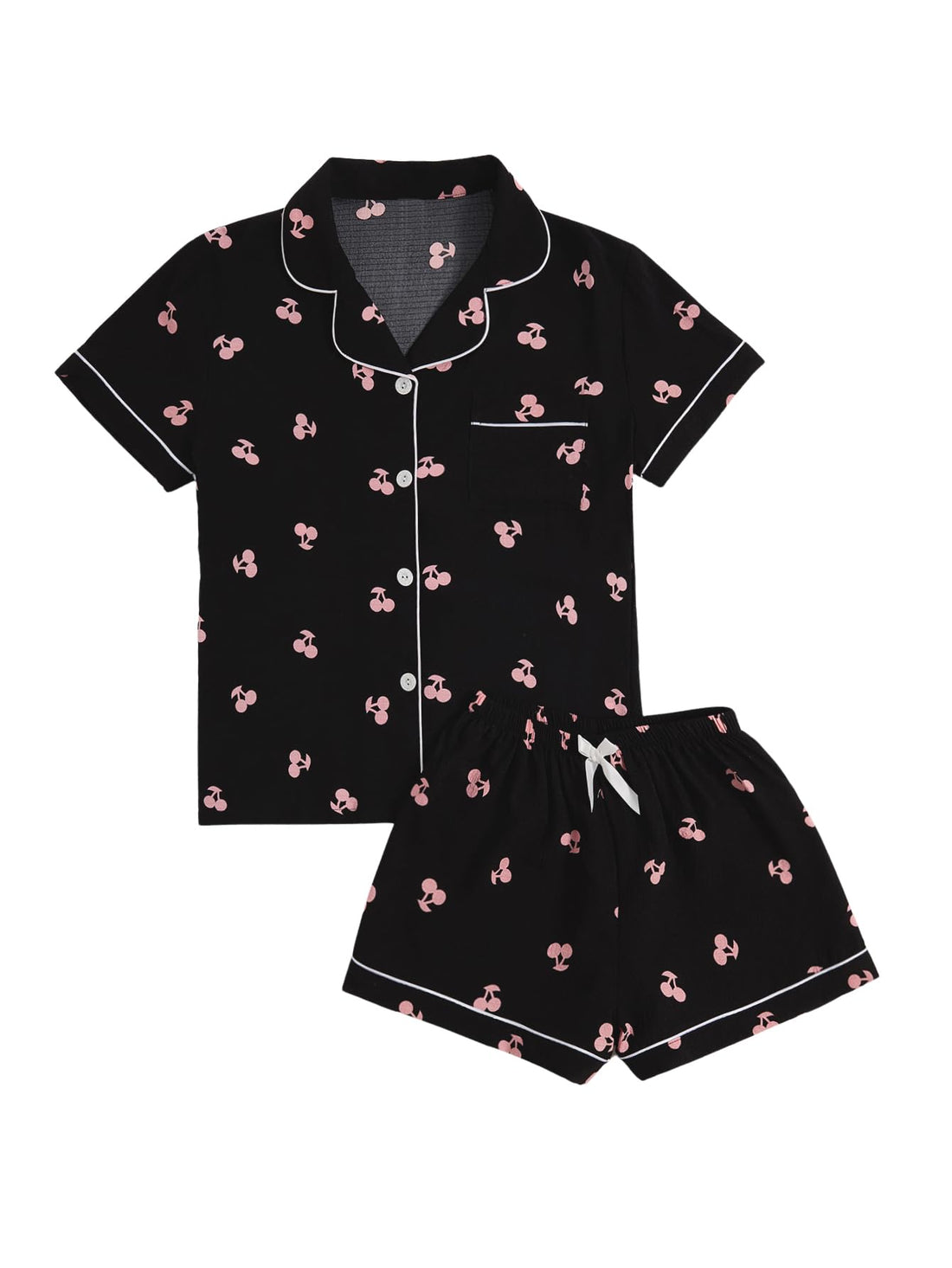 Verdusa Pajamas For Women Set 2 Piece Cute Pjs Sleepwear Lounge Sets