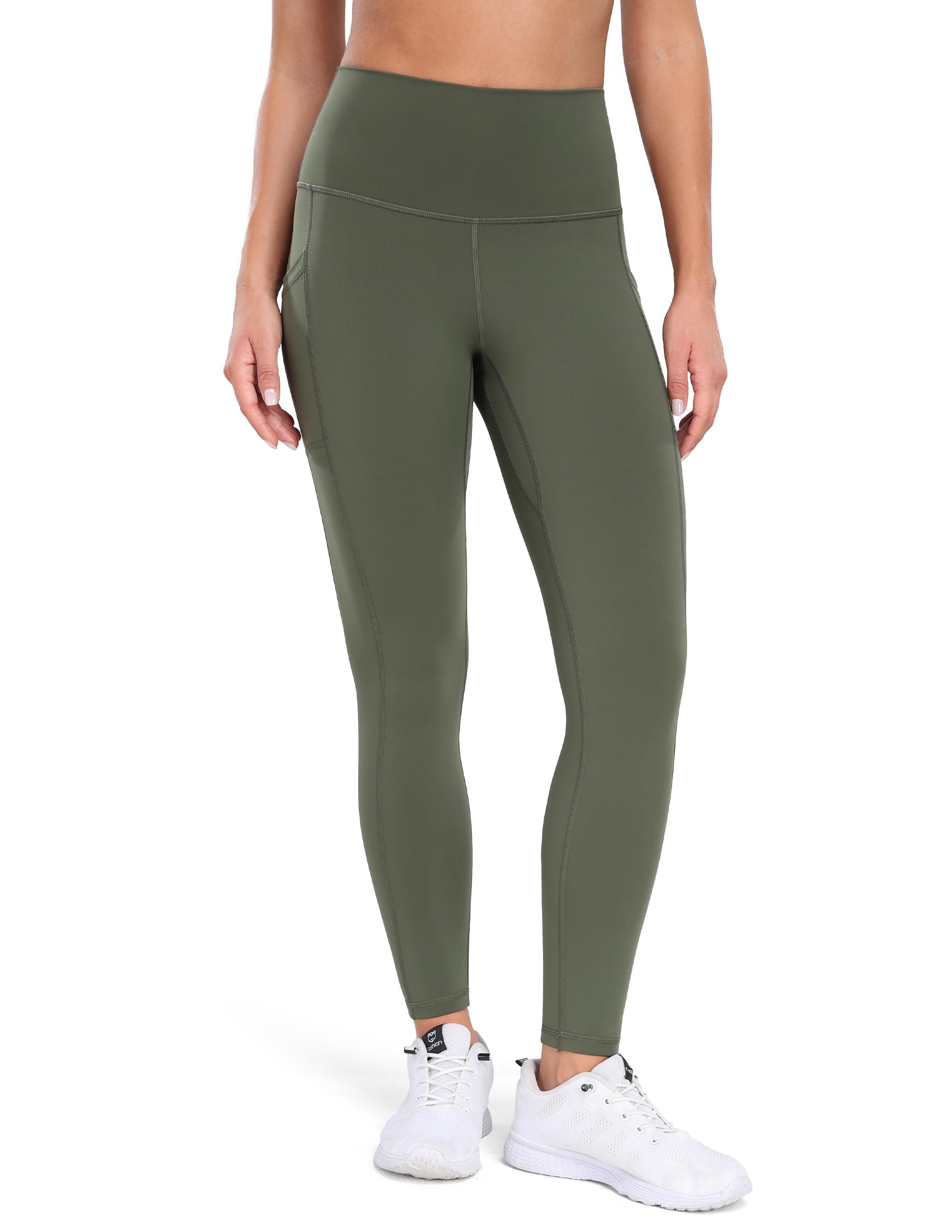 Colorfulkoala Women's High Waisted Yoga Pants 7/8 Length Leggings with Pockets