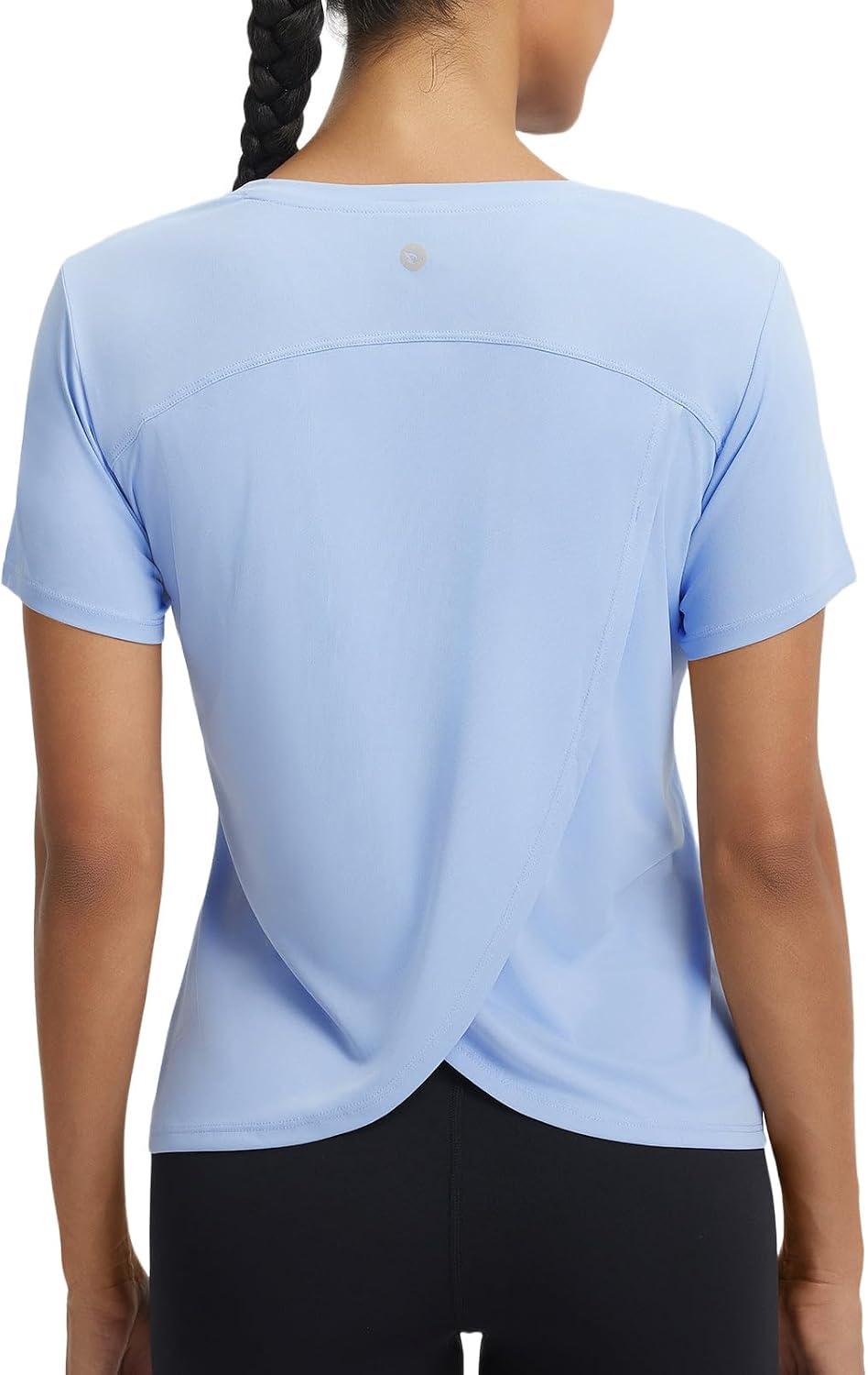 baleaf Women's Athletic Tops Short Sleeve Workout Shirts | Quick Dry, Moisture-wicking, Breathable, Lightweight, Stretchy, Sun Protection, Crew Neck, for Running, Gym, Tennis, Yoga