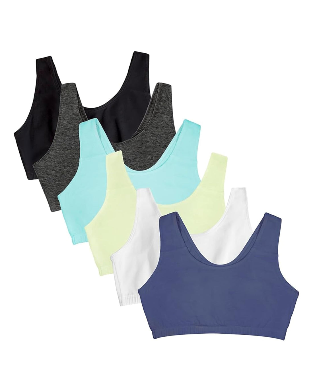 Fruit of the Loom Women's Built Up Tank Style Sports Bra Value Pack