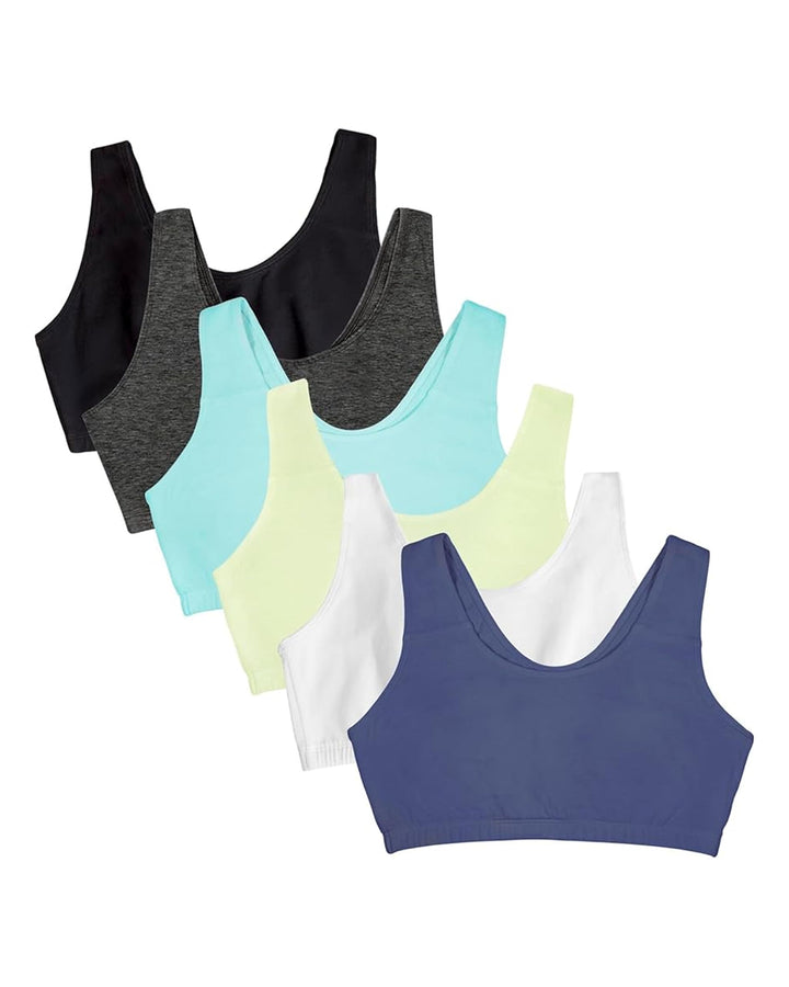 Fruit of the Loom Women's Built Up Tank Style Sports Bra Value Pack