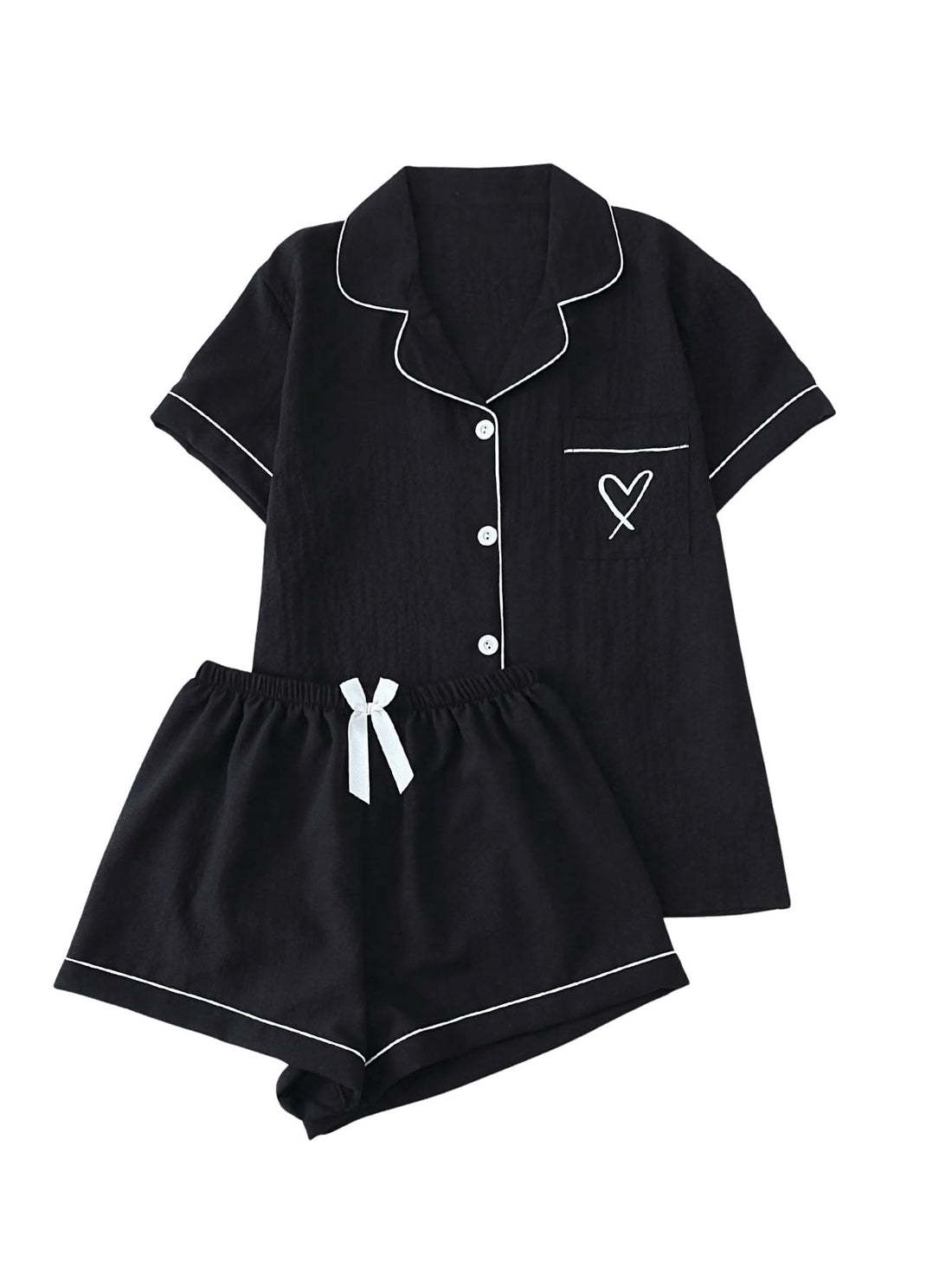 Verdusa Pajamas For Women Set 2 Piece Cute Pjs Sleepwear Lounge Sets
