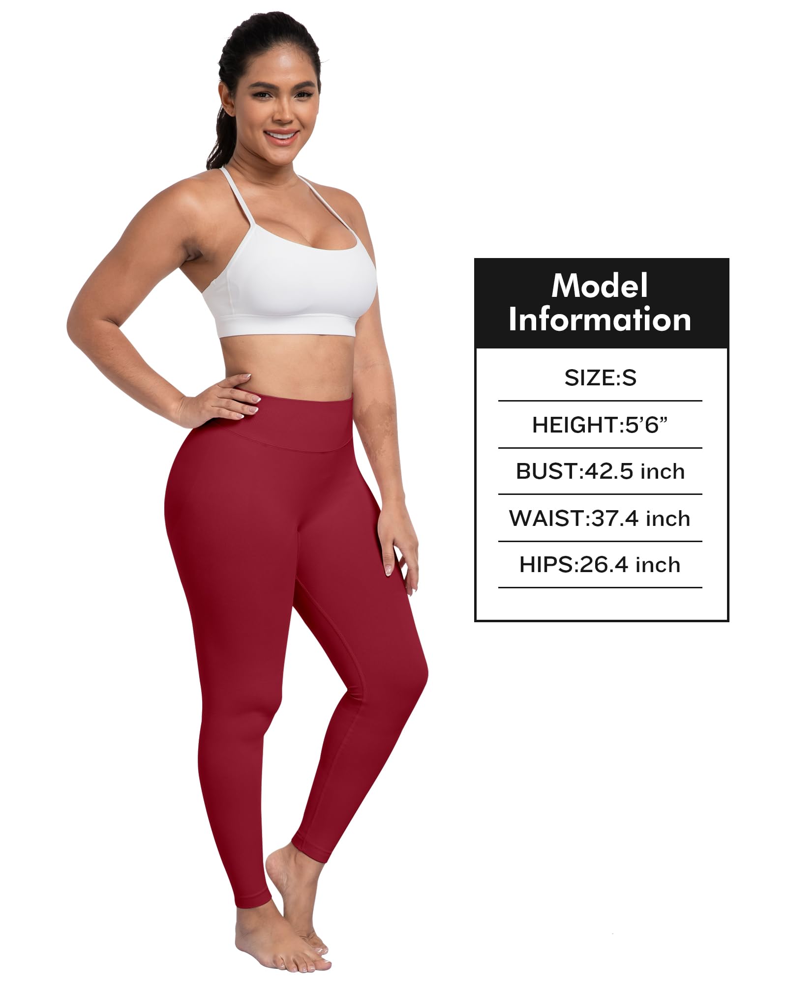 ATHVOTAR Workout Gym Leggings Women, High Waisted Seamless Butt Lifting Scrunch Butt Sports Leggings