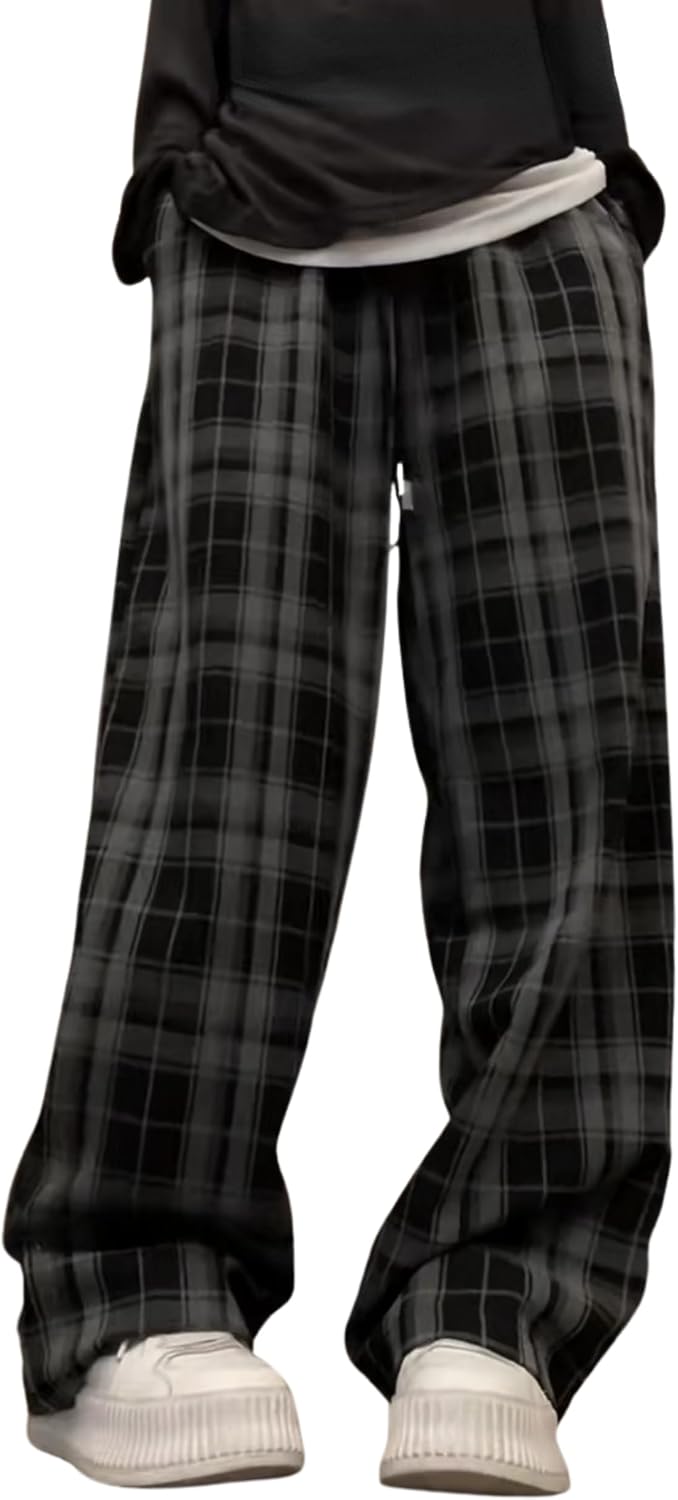 Grunge Lounge Vintage Clothes Goth Emo Clothes Plaid Pants