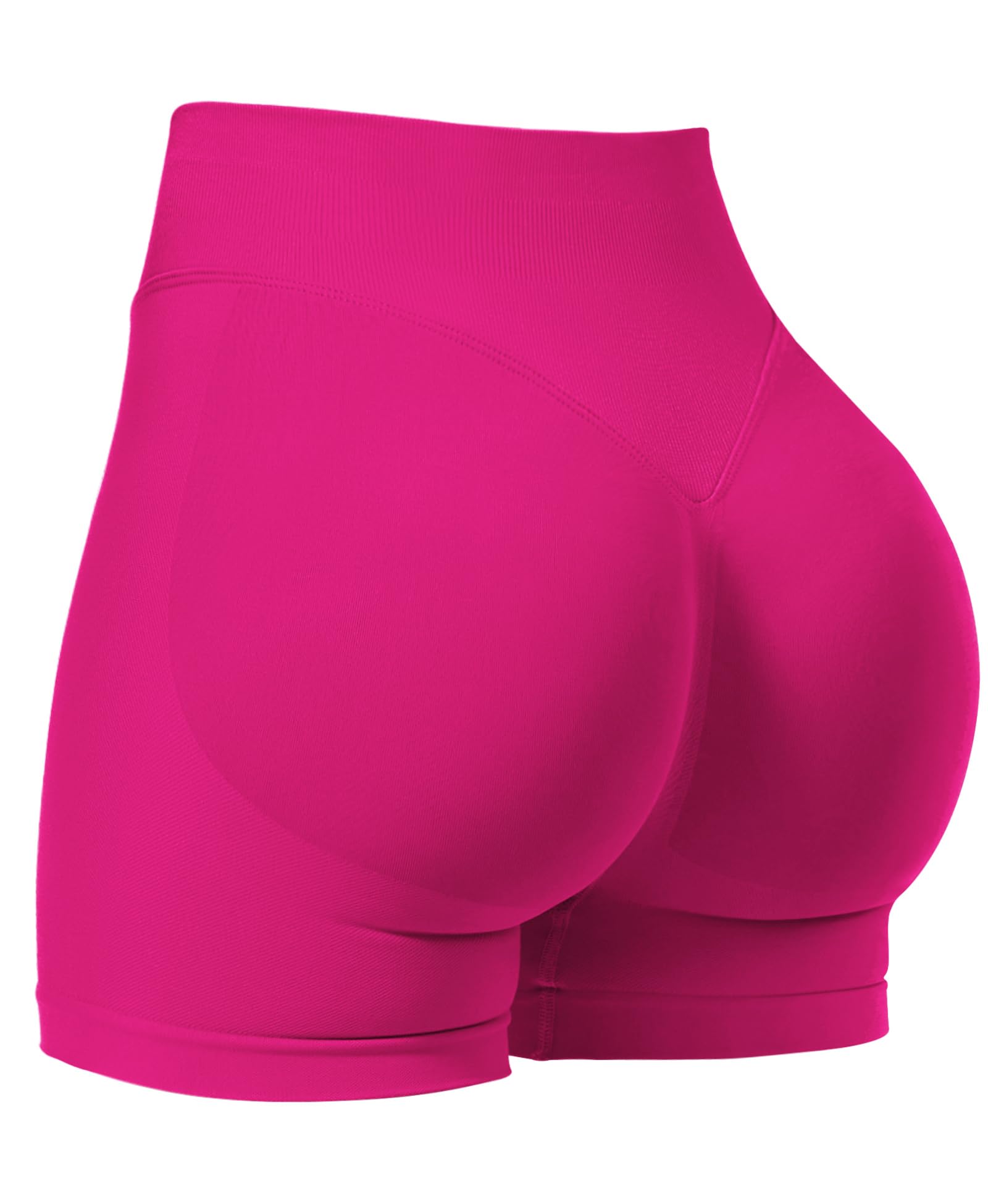 VOYJOY Women Workout Impact Shorts 2.5"/ 3.6"/ 4.5"/ 6" Scrunch Butt Booty | Tummy Control, High Waisted, Bike Short, Gentle Compression, for Women