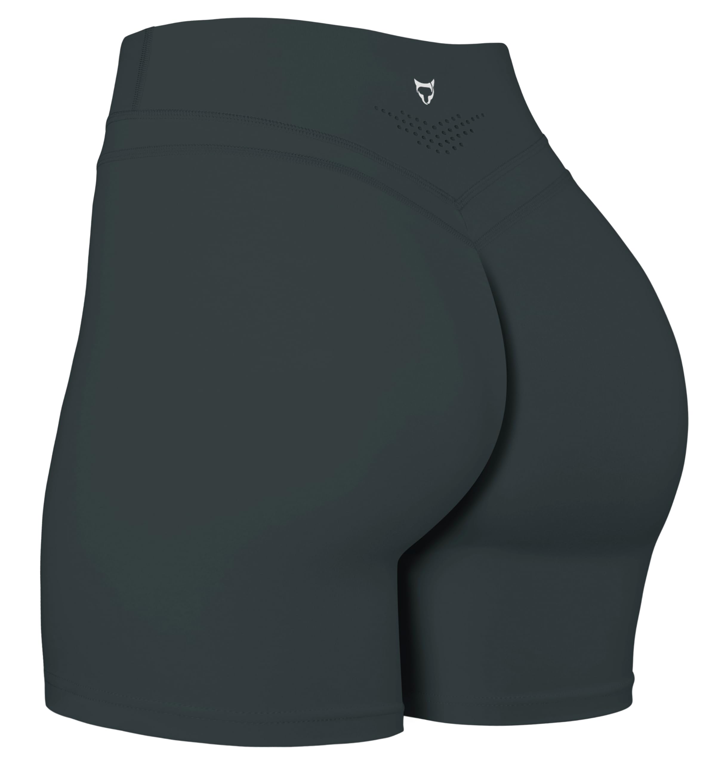 TomTiger Yoga Shorts for Women Tummy Control High Waist Biker Shorts Exercise Workout Curve Lifting Tights Short Pants